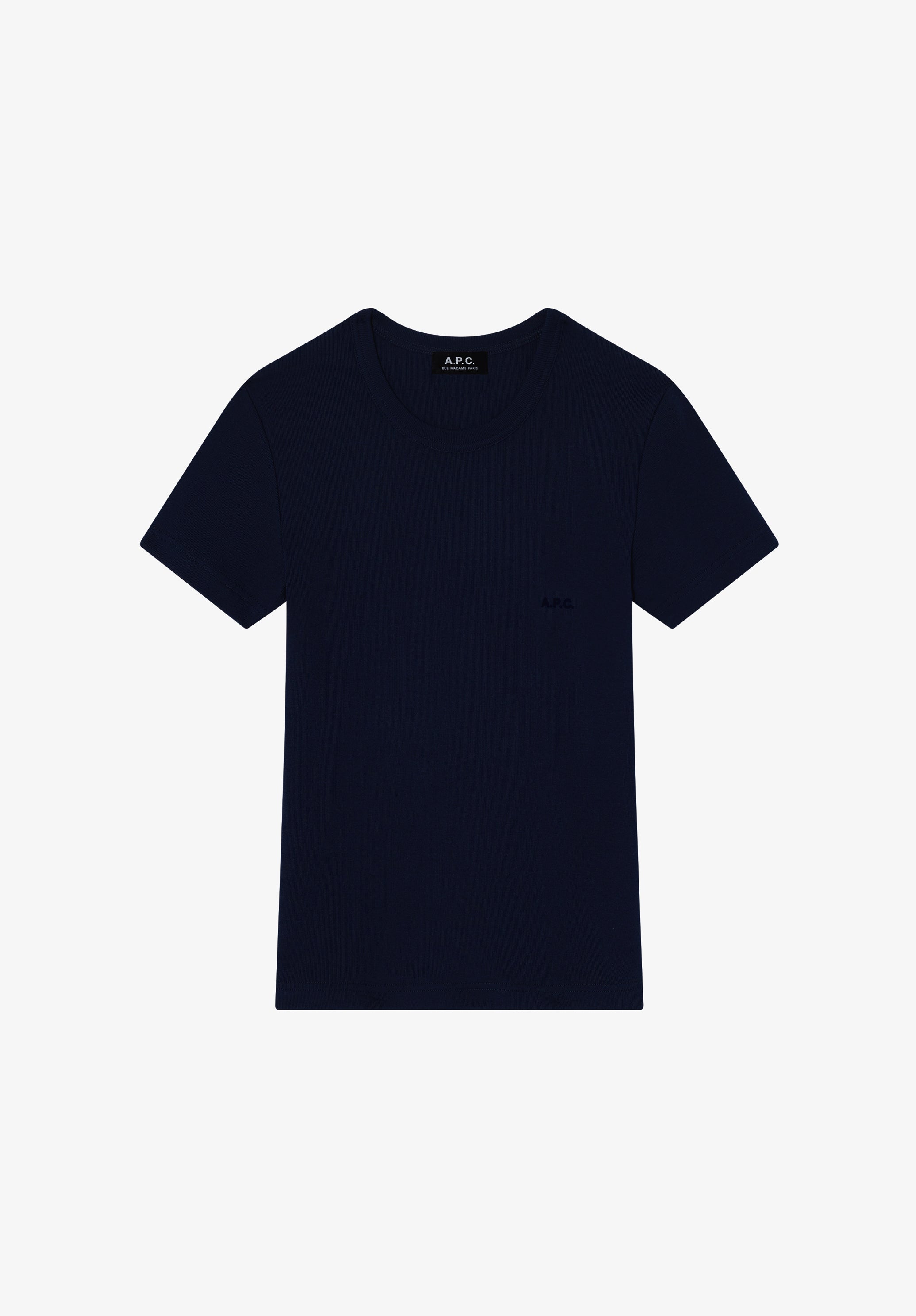 A.P.C. T-Shirt Bio-Baumwolle marineblau Gr. M