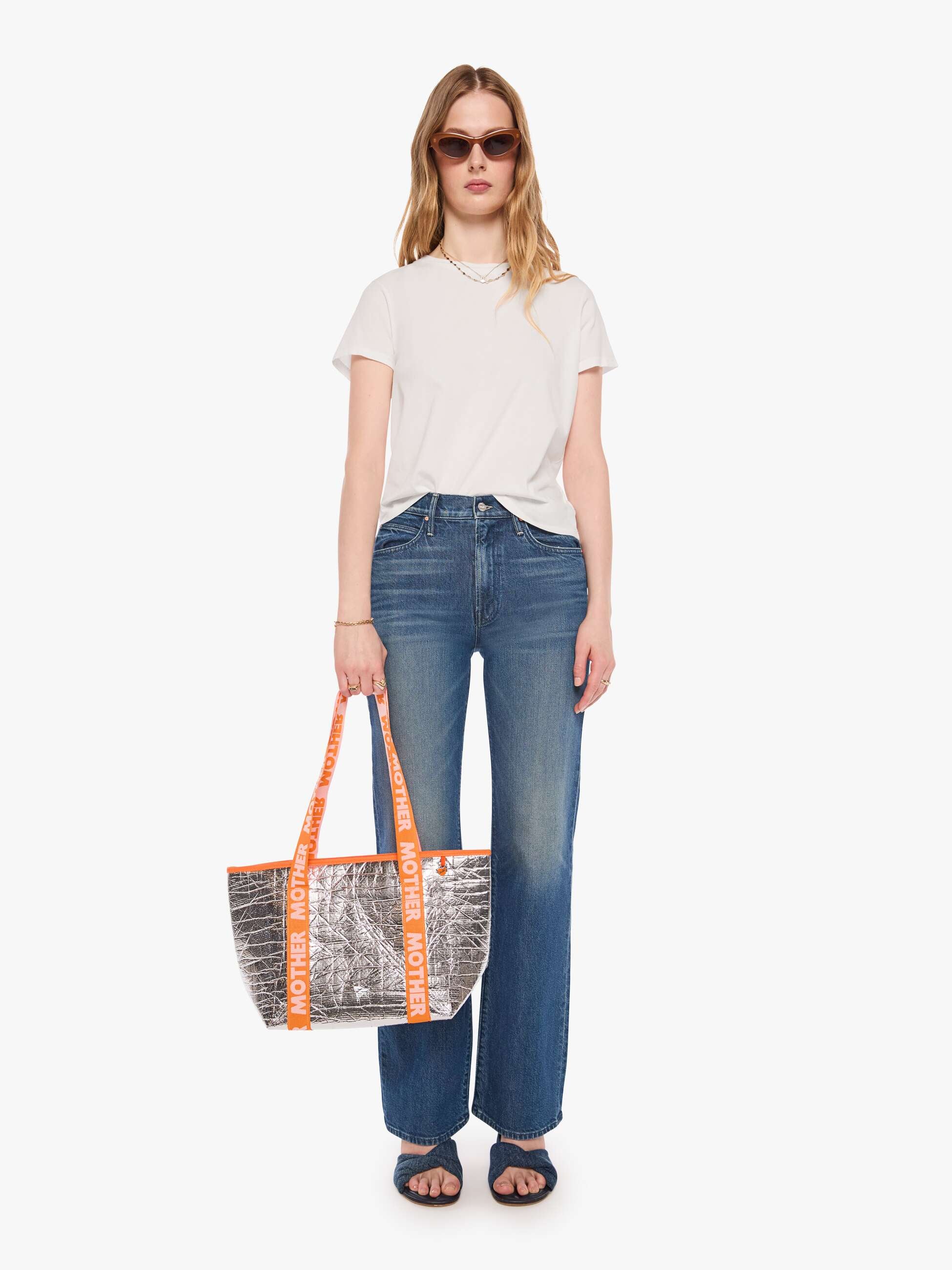 Mother Thermal Tote Bag Kühltasche Metallic Silber