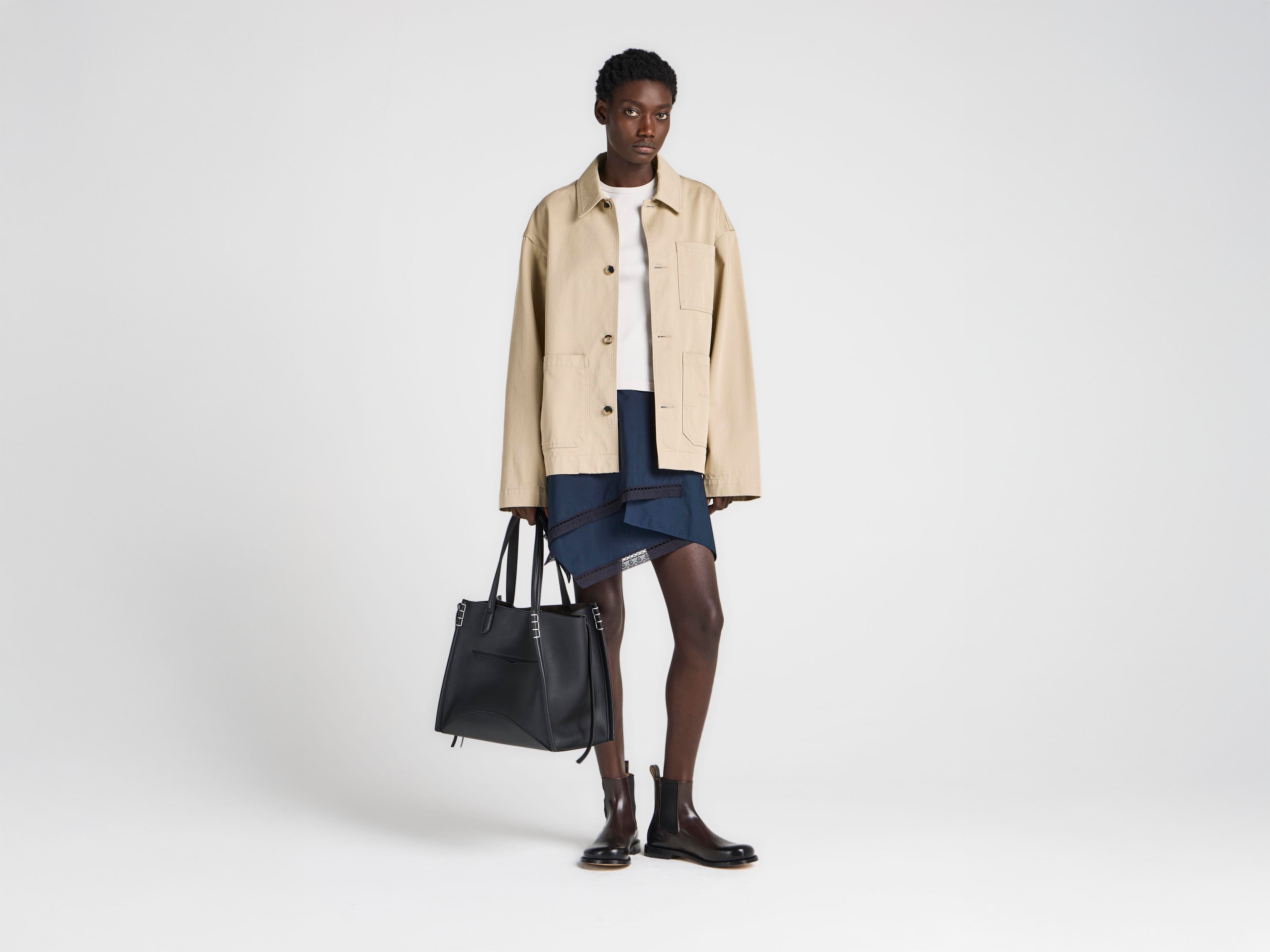 J.W.Anderson Loafer Cabas Tasche Schwarz Leder