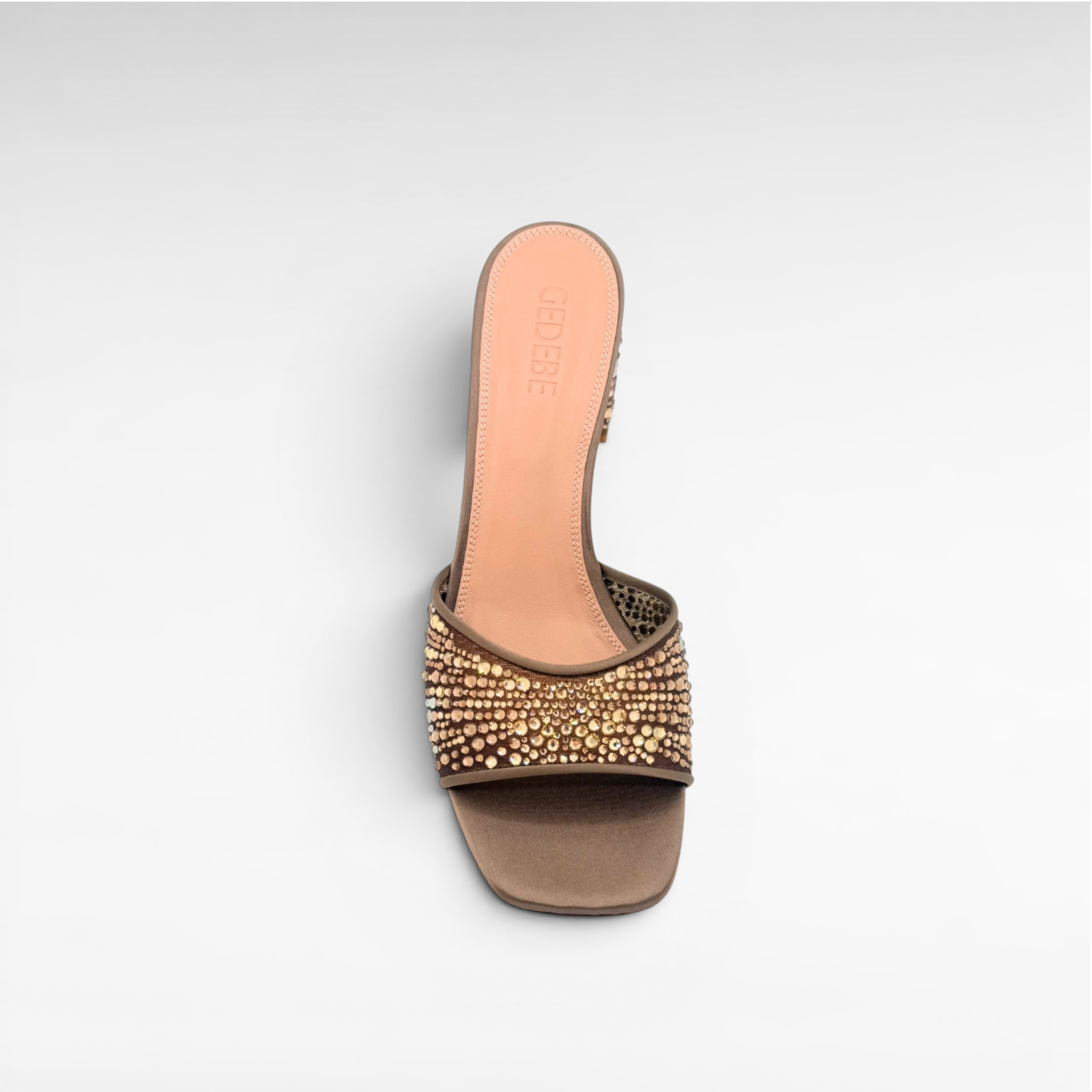 Gedebe Arya Mule 55B Mules Satin mit Kristallen