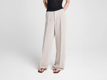 J.W.Anderson Trousers Anzughose Damen Schwarz Hornknöpfe