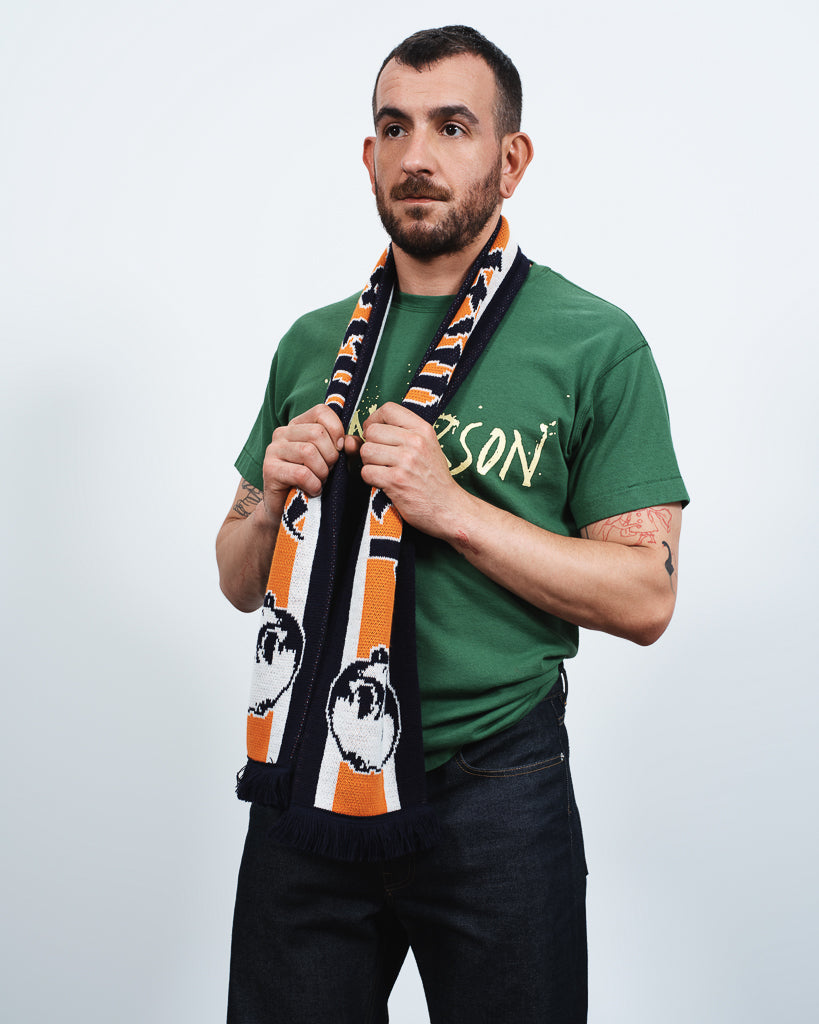 J.W.Anderson Winner Football Schal Strick mit Fransen