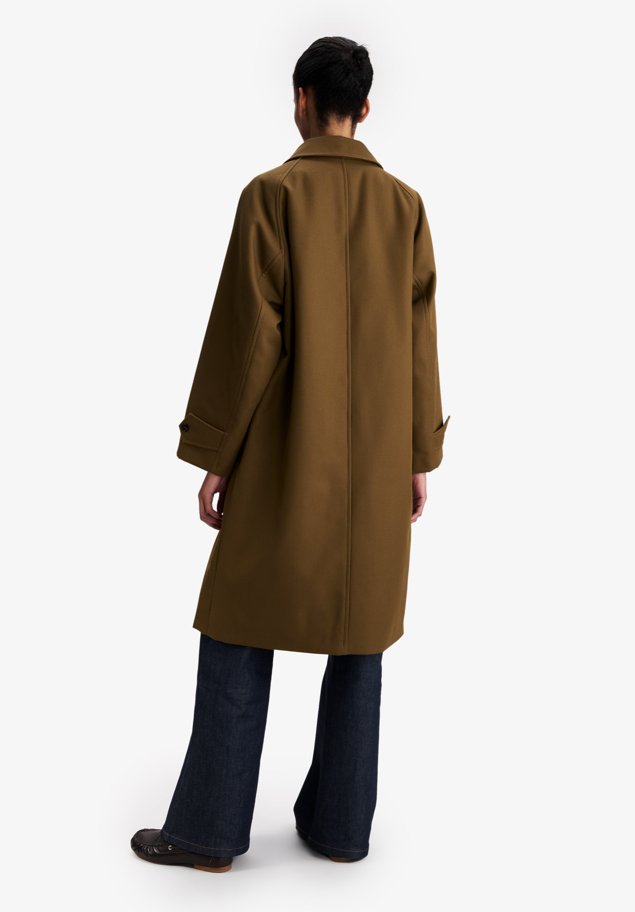 A.P.C. Mac Khaki Wolle Wasserabweisend Größe 38