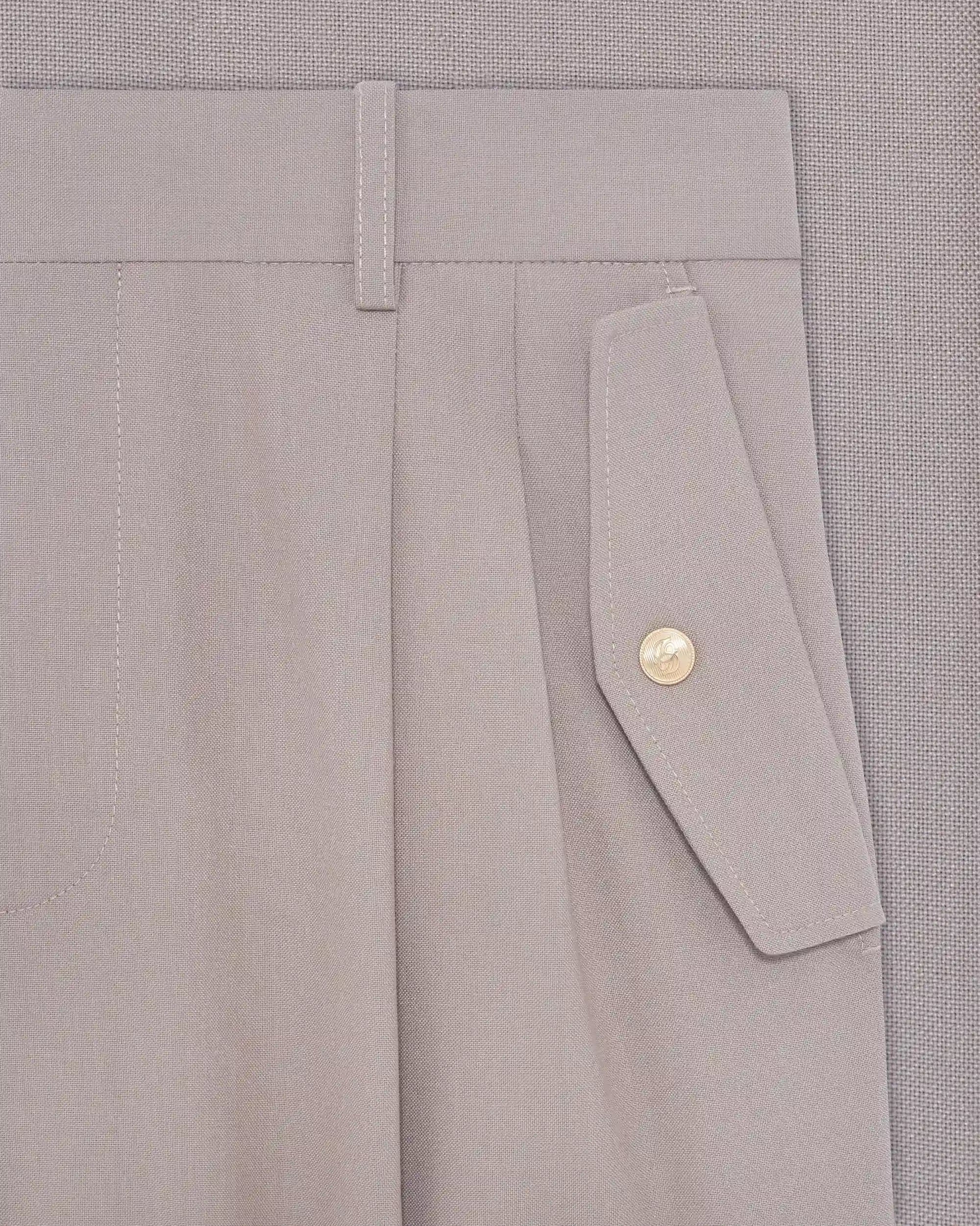 Drôle De Monsieur Cargo Pants Cargohose Sand Wollmix