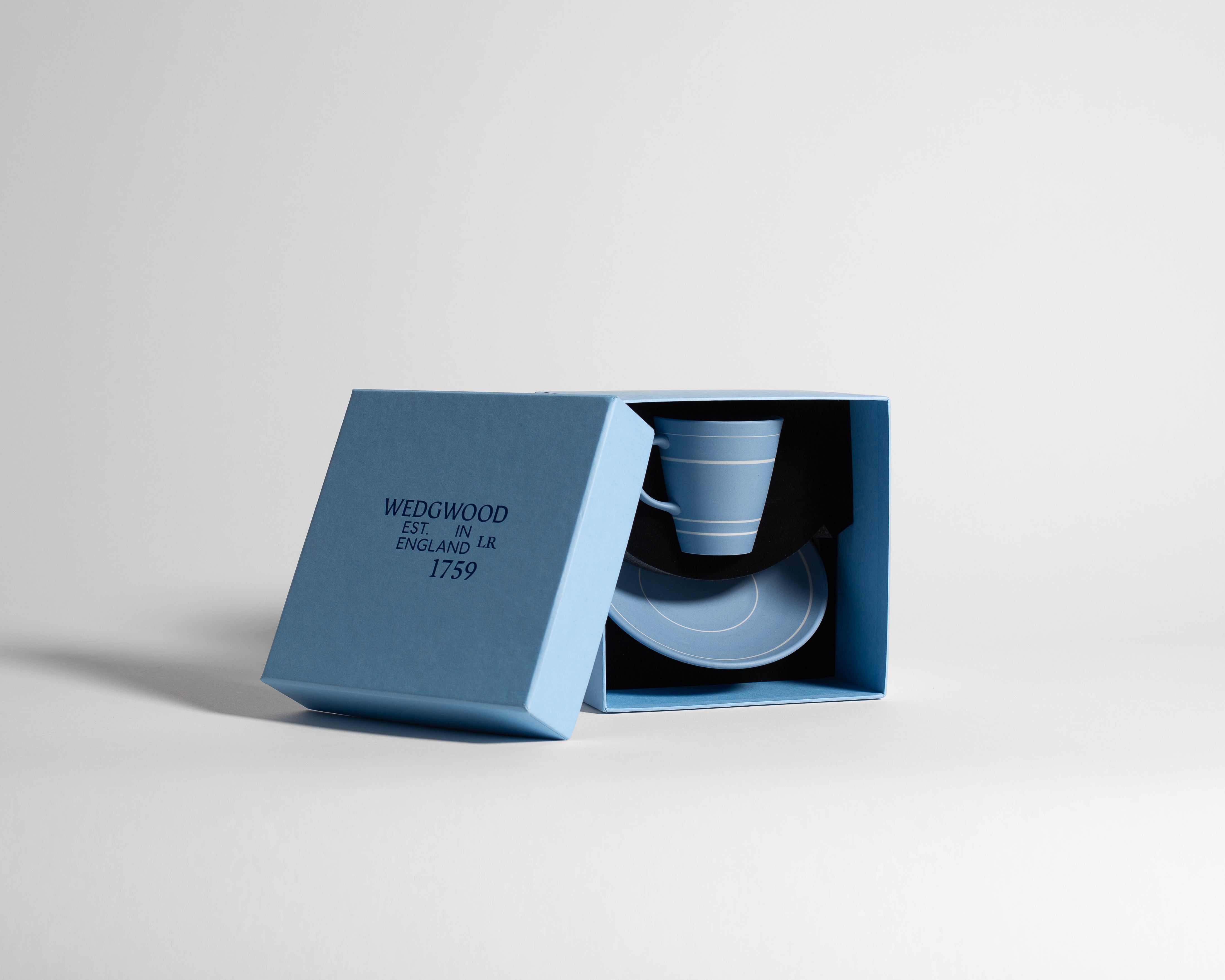J.W.Anderson Tableware Kaffeetasse Untertasse Hellblau Wedgwood