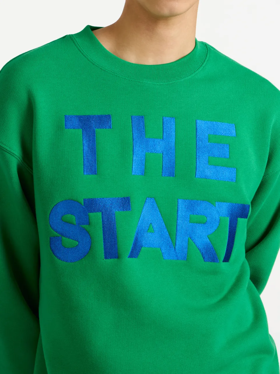 J.W.Anderson The Start Sweatshirt Pullover Hellgrün