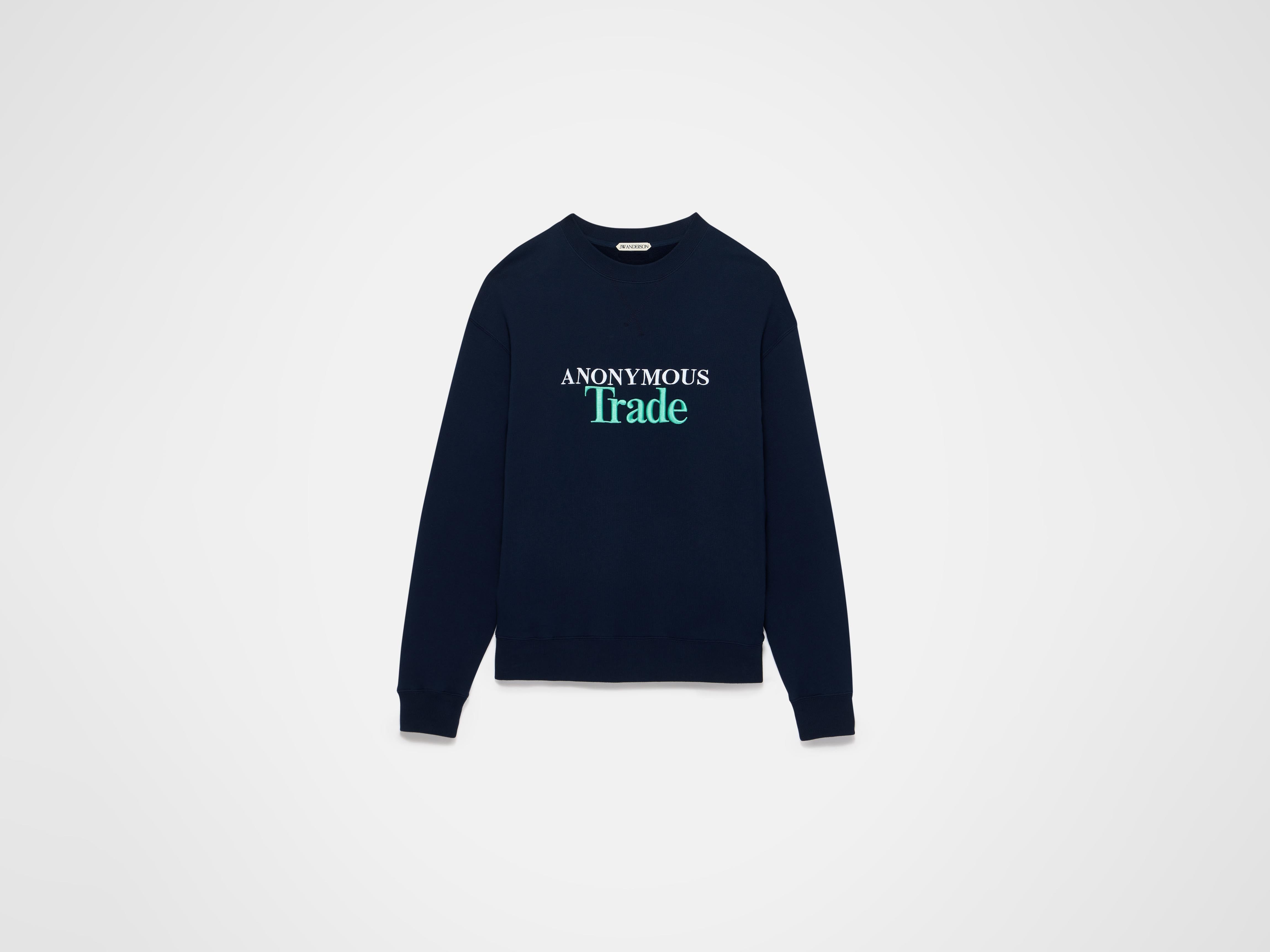 J.W.Anderson Anonymous Trade Sweatshirt Navy Herren