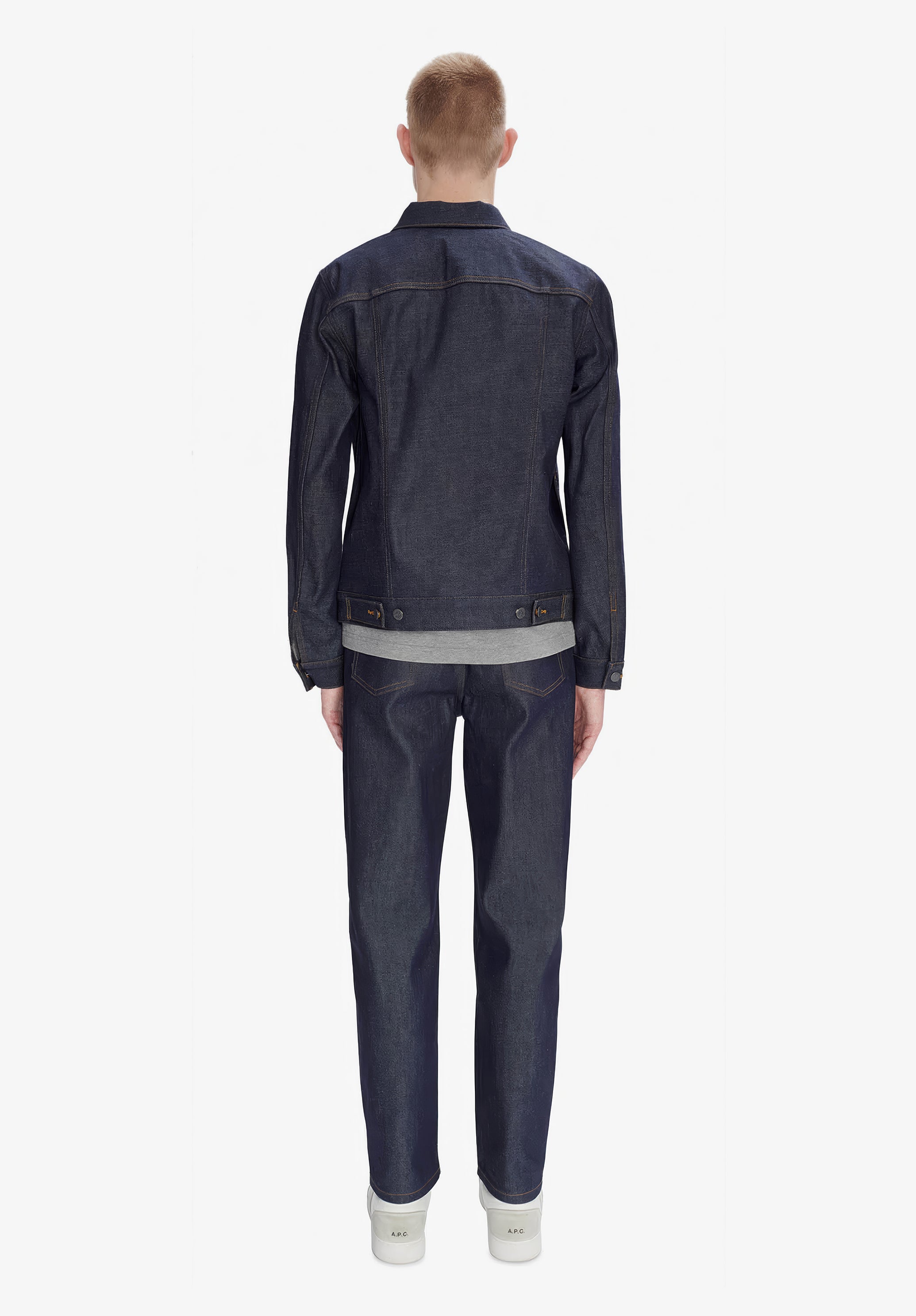 A.P.C. Work Jeansjacke Raw Denim Größe M