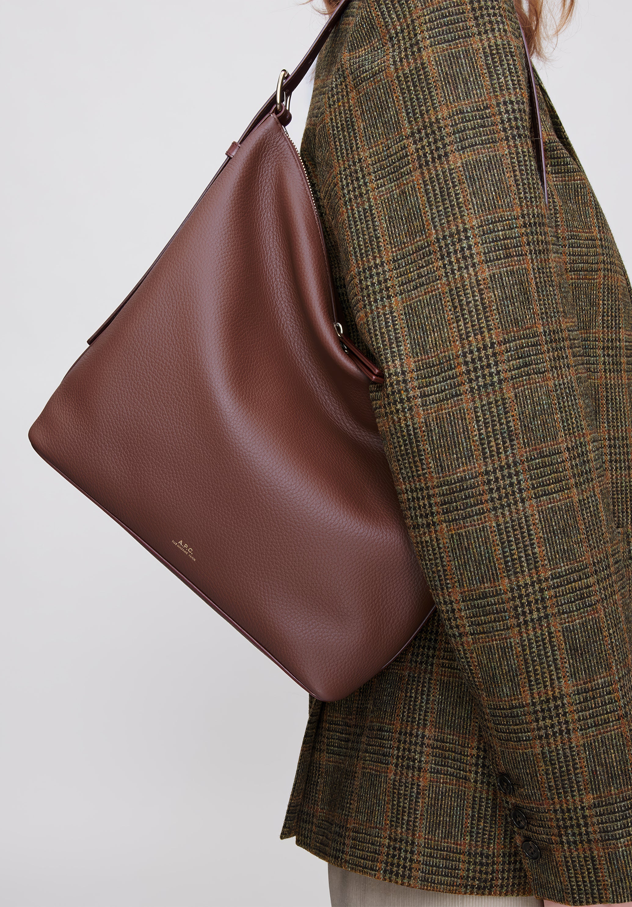 A.P.C. Vera Tasche Schultertasche Doppelreißverschluss