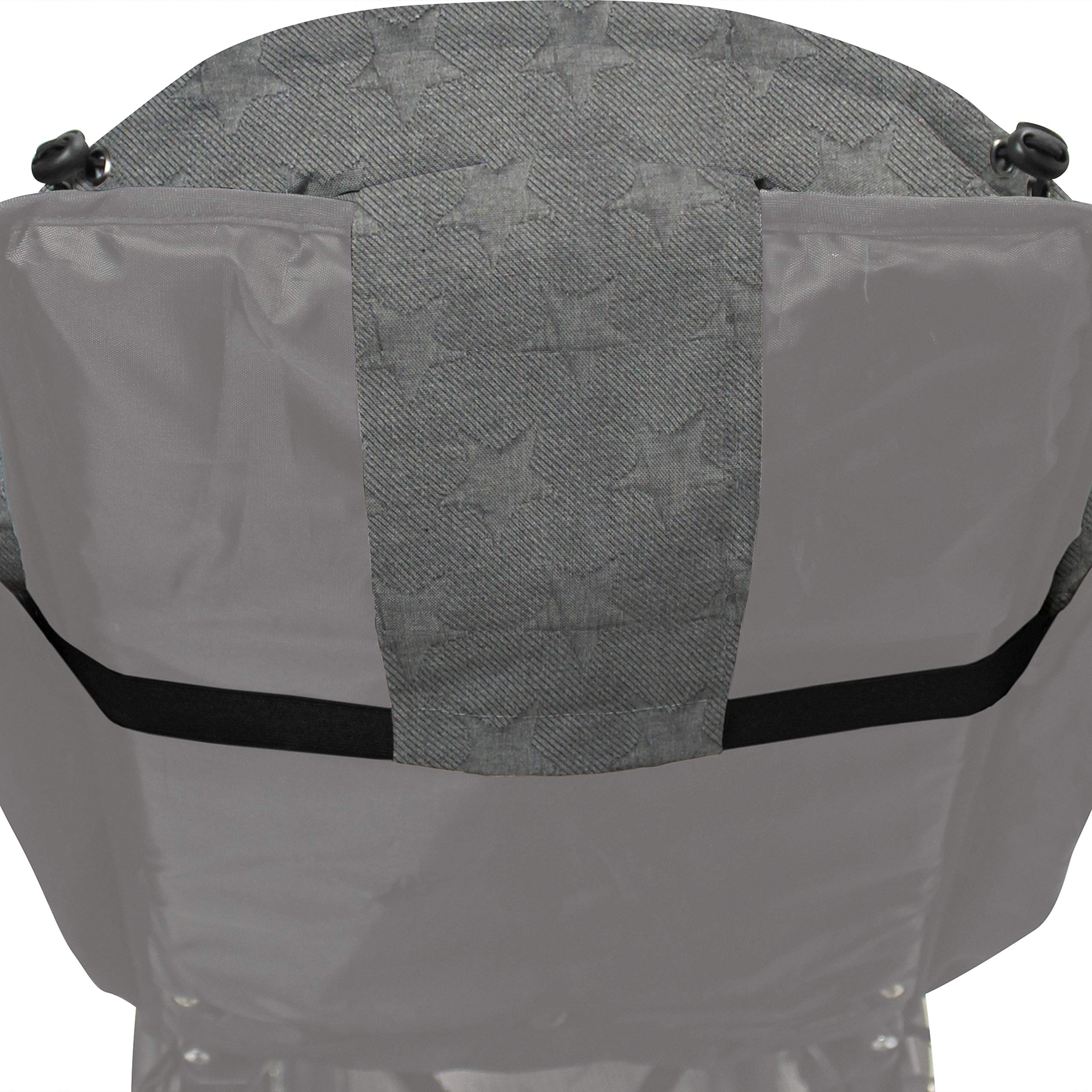 Dooky Fußsack Large 98x50 cm ab 9 M. Knitted Stars Grau