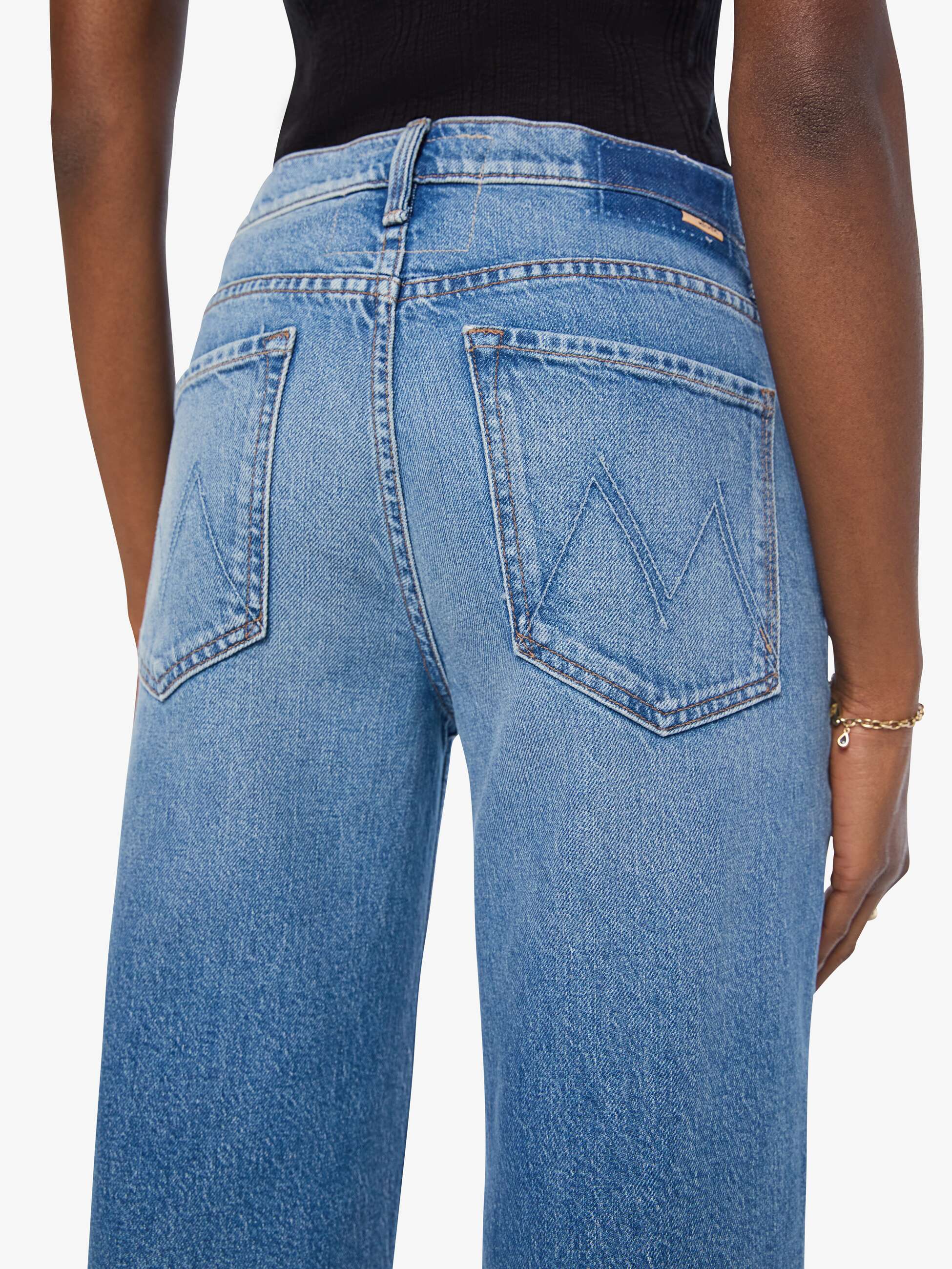 Mother The Rerun Skimp Jeans Just An Animal Wide Leg
