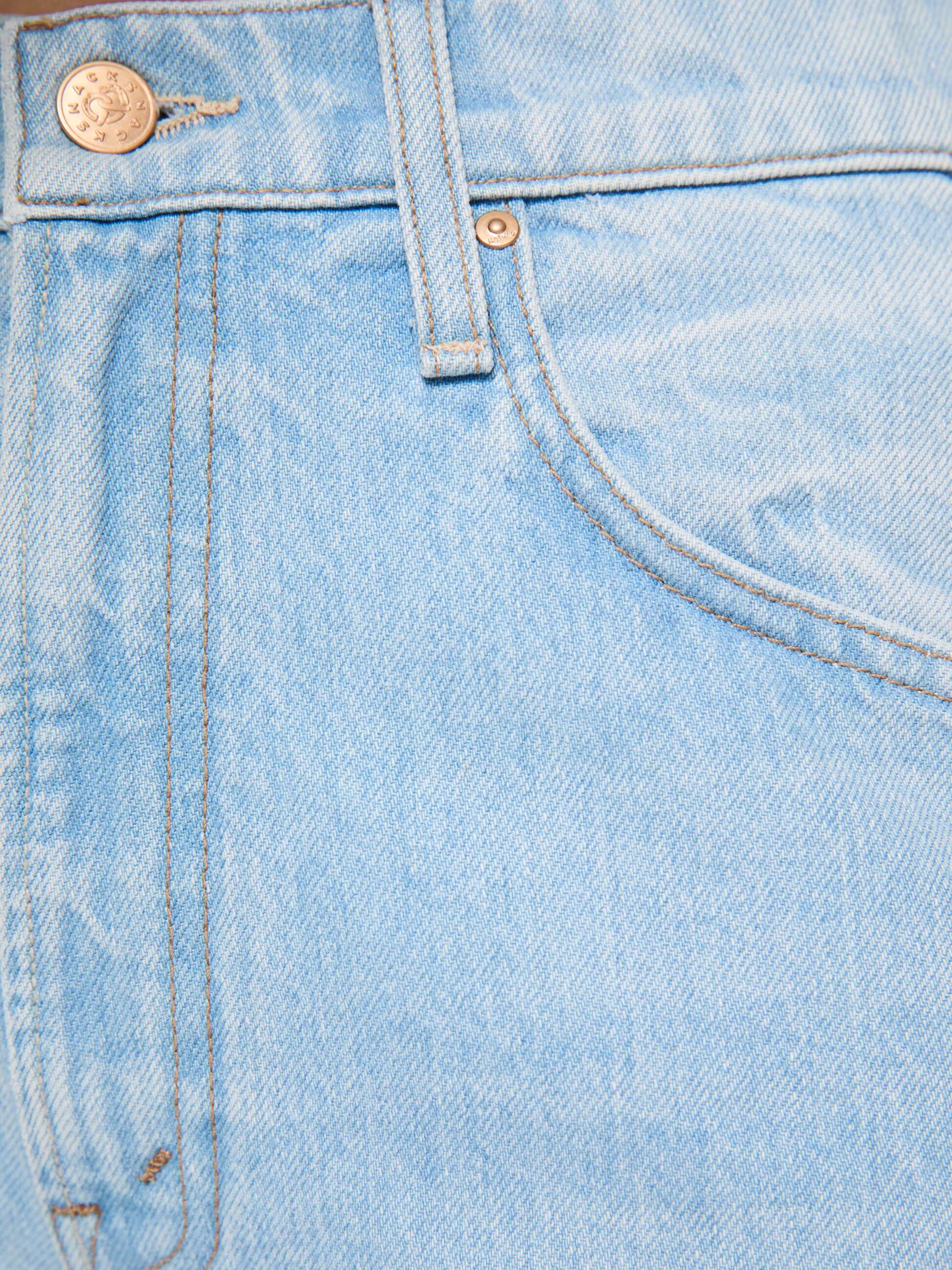 Mother SNACKS Peeler Ankle Jeans Dots Hellblau 27