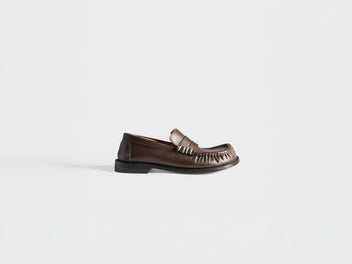 J.W.Anderson Slipper Mules Chocolate Brown Wildleder