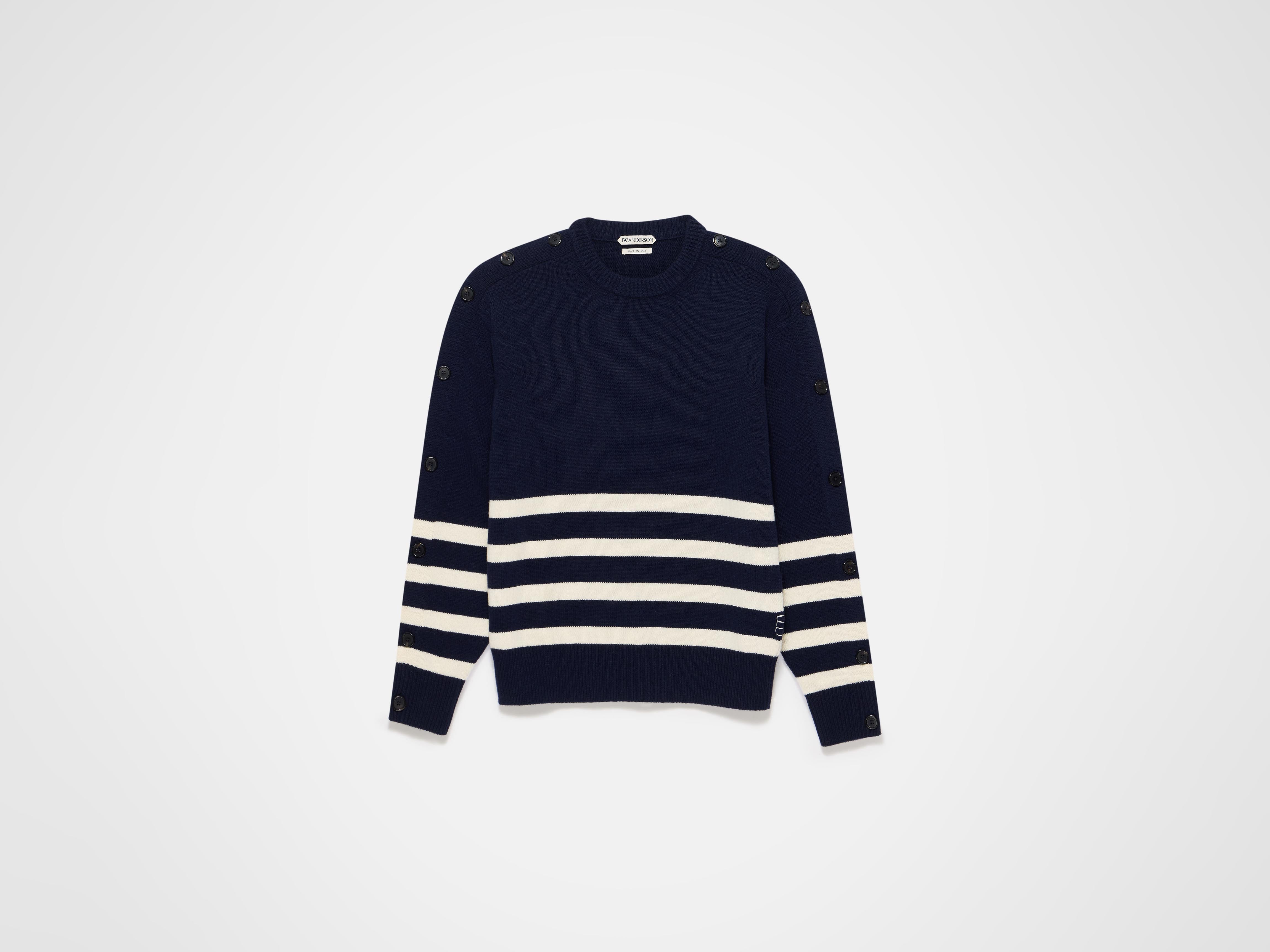 J.W.Anderson Breton Jumper Pullover Navy Herren Streifen