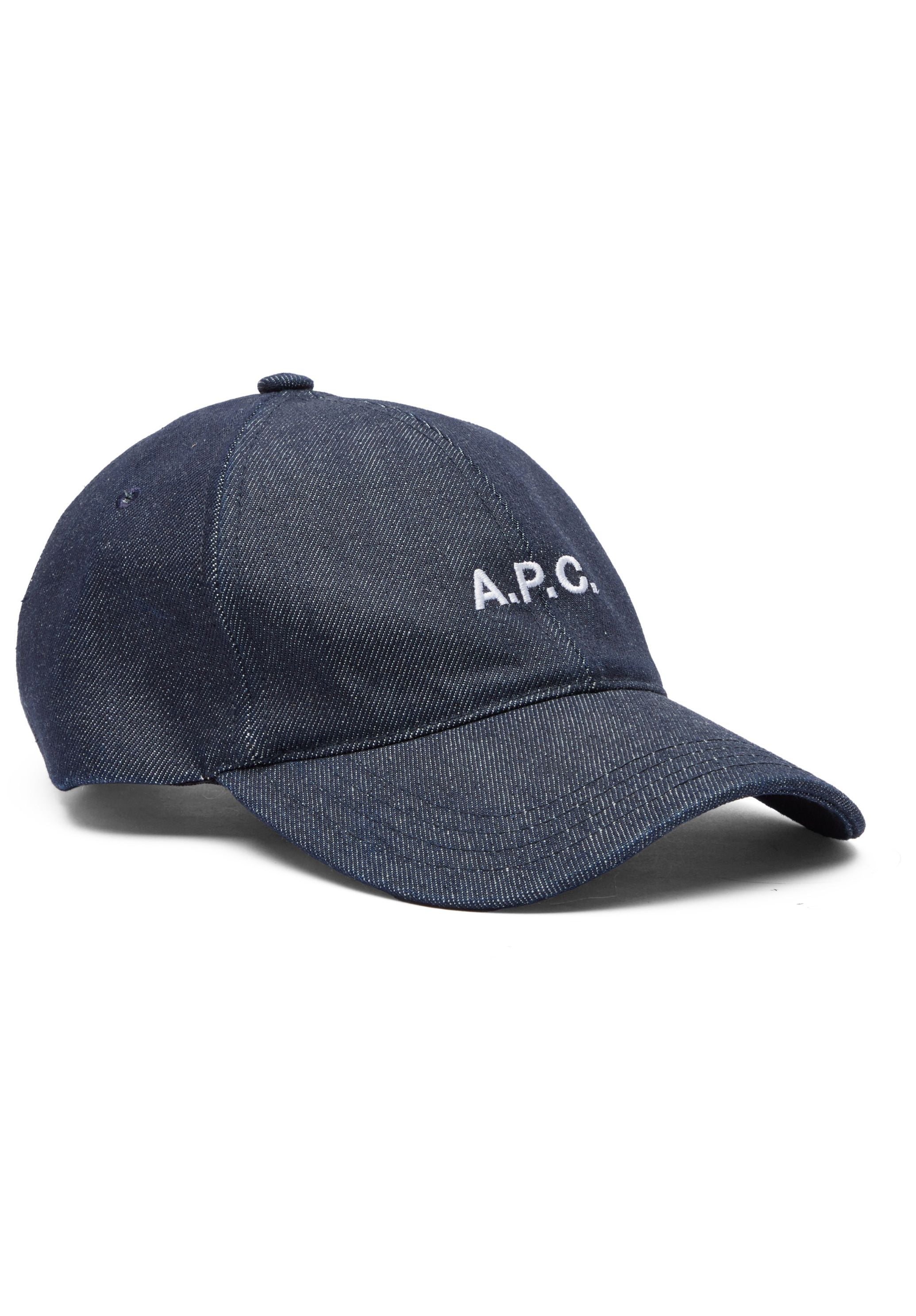 A.P.C. Charlie Schirmmütze Japan-Denim Blau 54-60