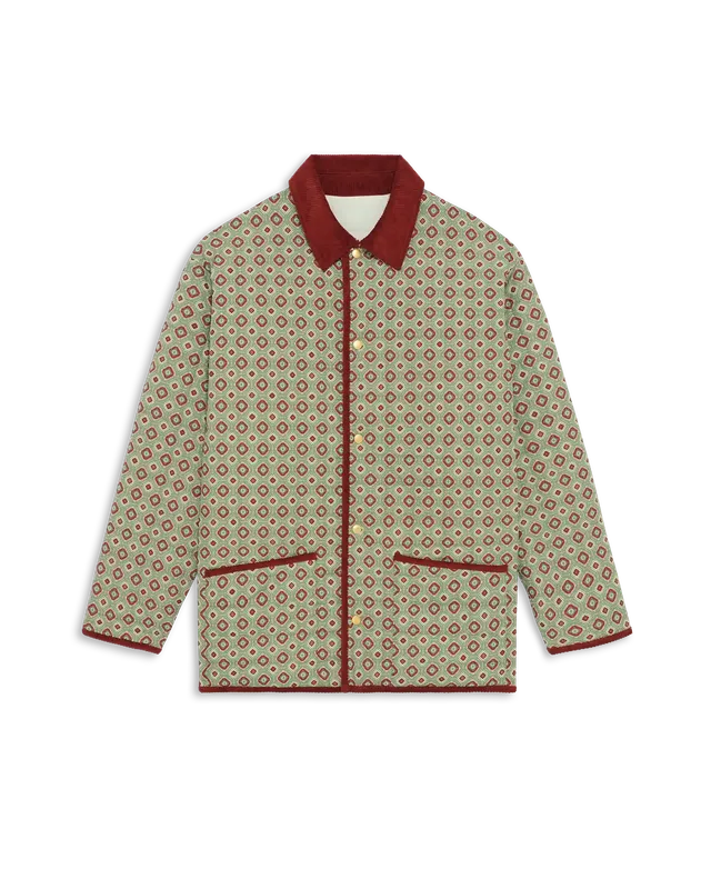 Drôle De Monsieur Veste Réversible Wendejacke offwhite Stepp