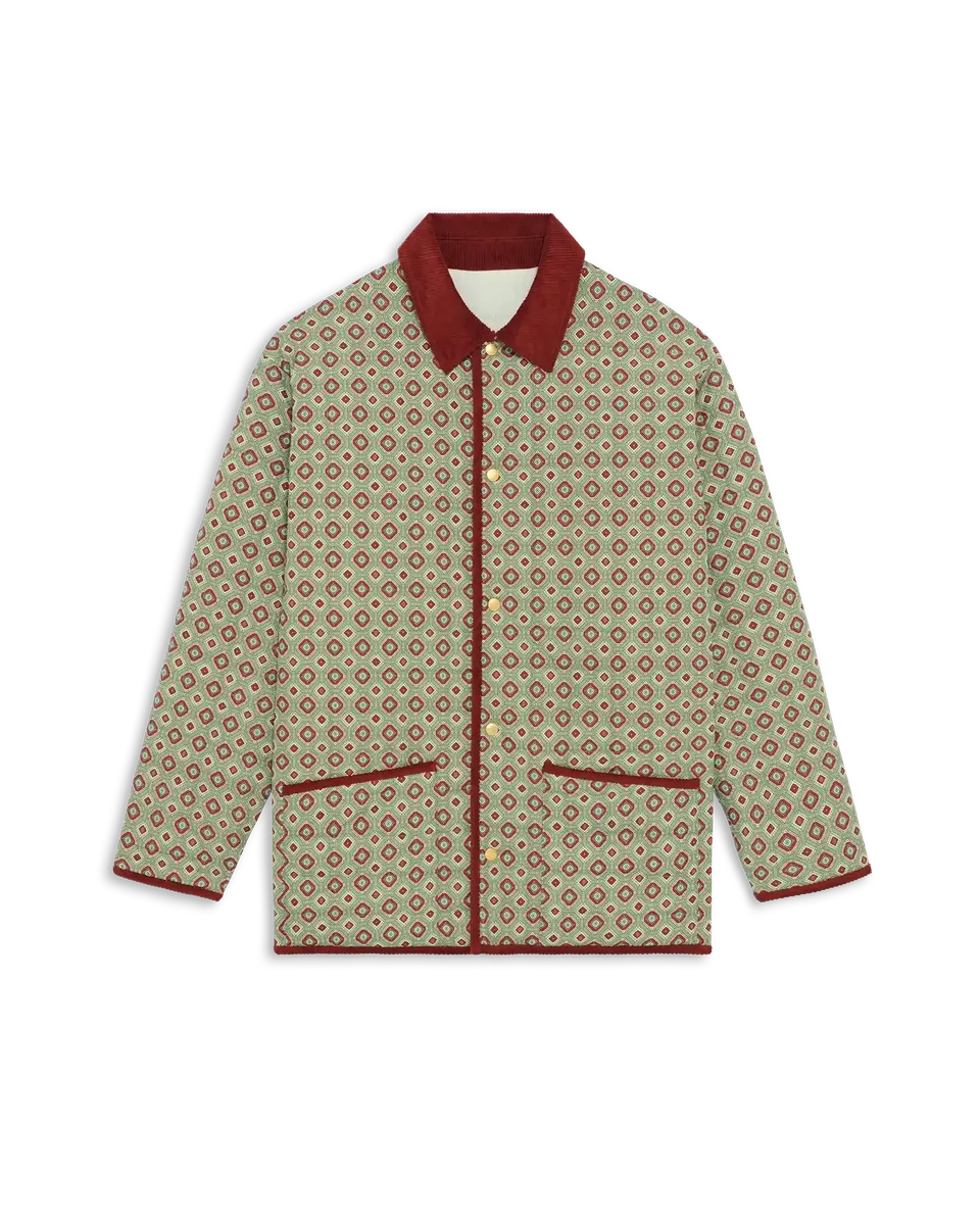 Drôle De Monsieur Veste Réversible Wendejacke offwhite Stepp
