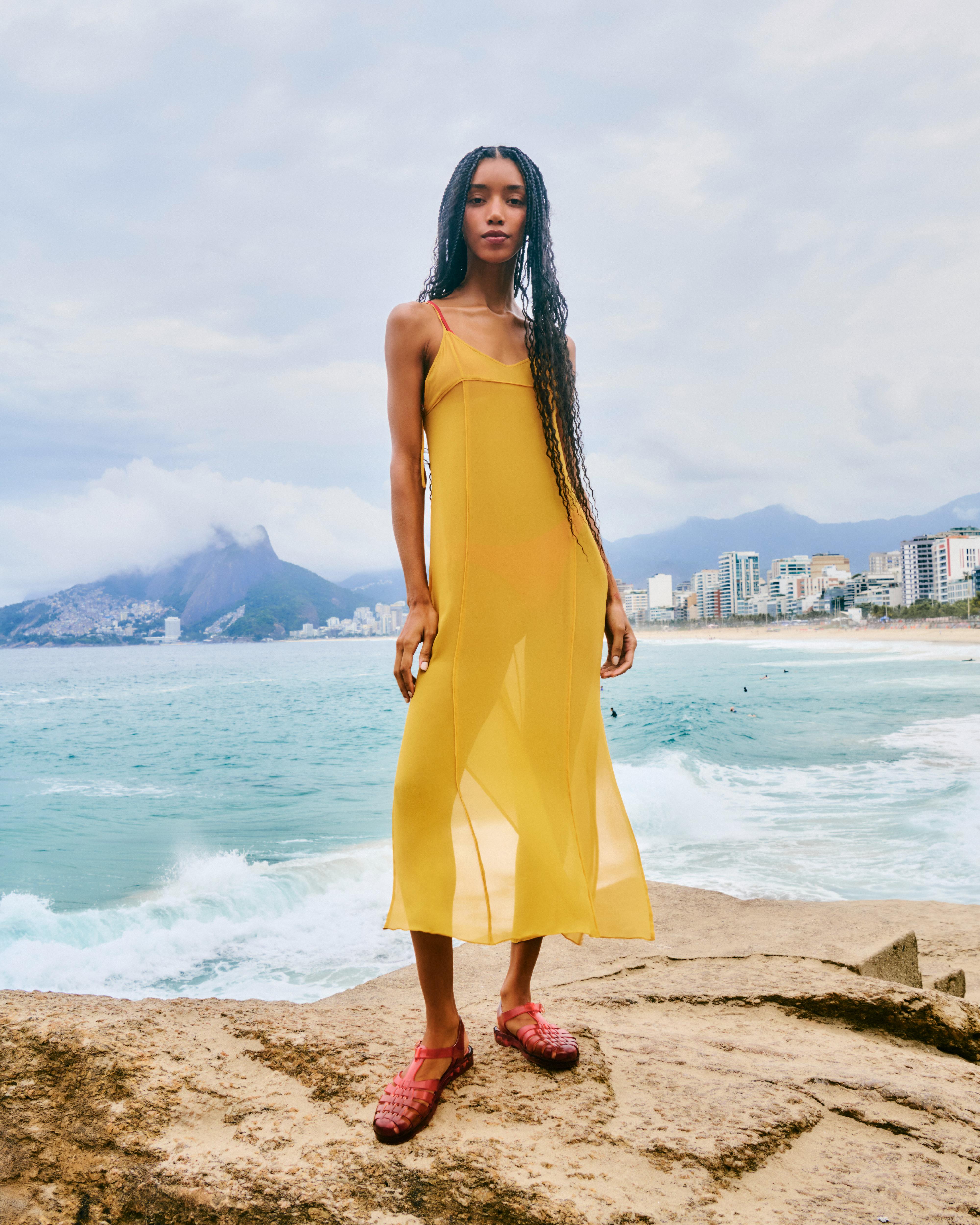 Nodaleto x Melissa Possession Sandale Tangerine Sunset PVC