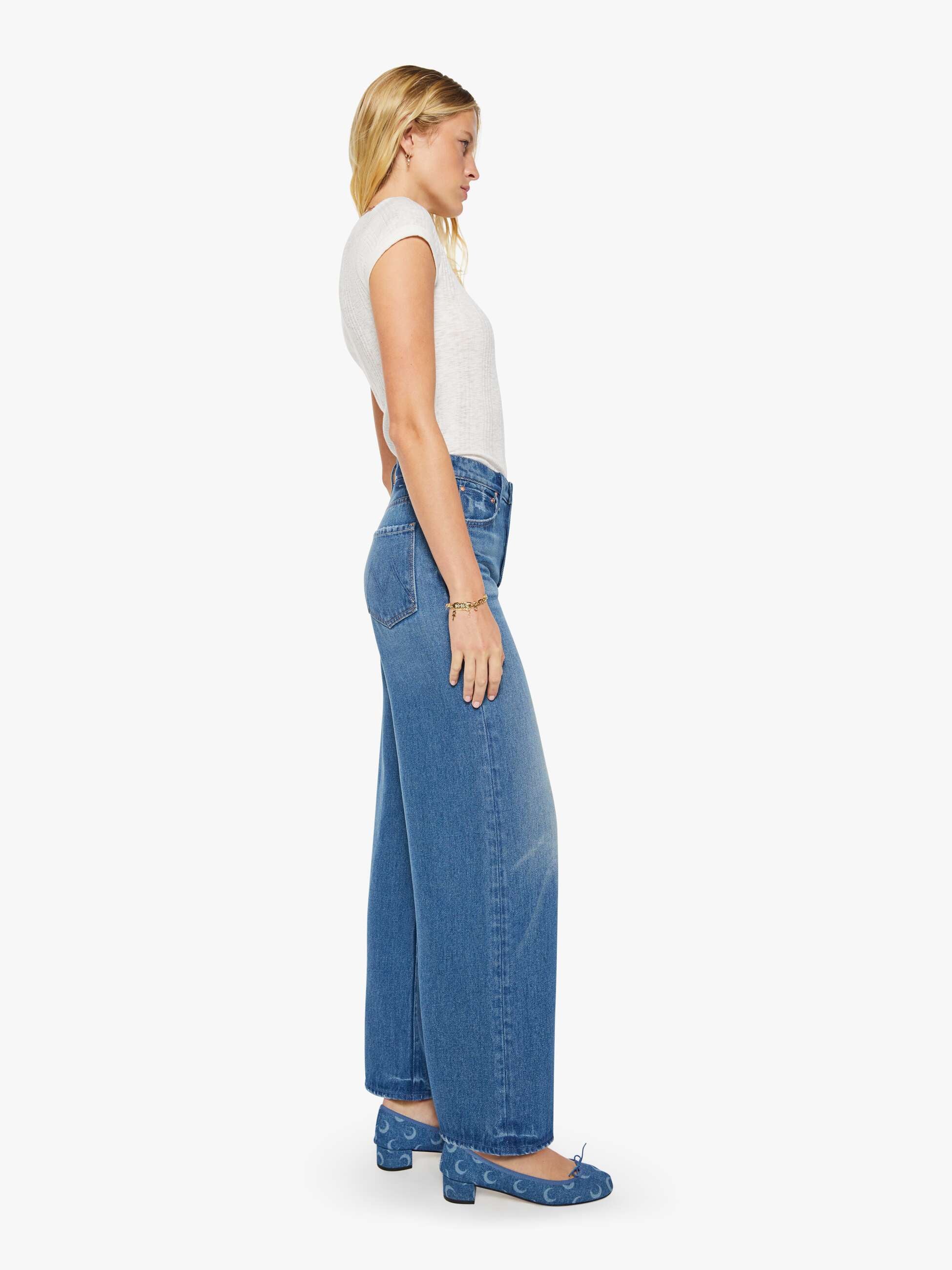 Mother Denim The Ditcher Roller Zip Skimp Jeans Tutu Much To Handle
