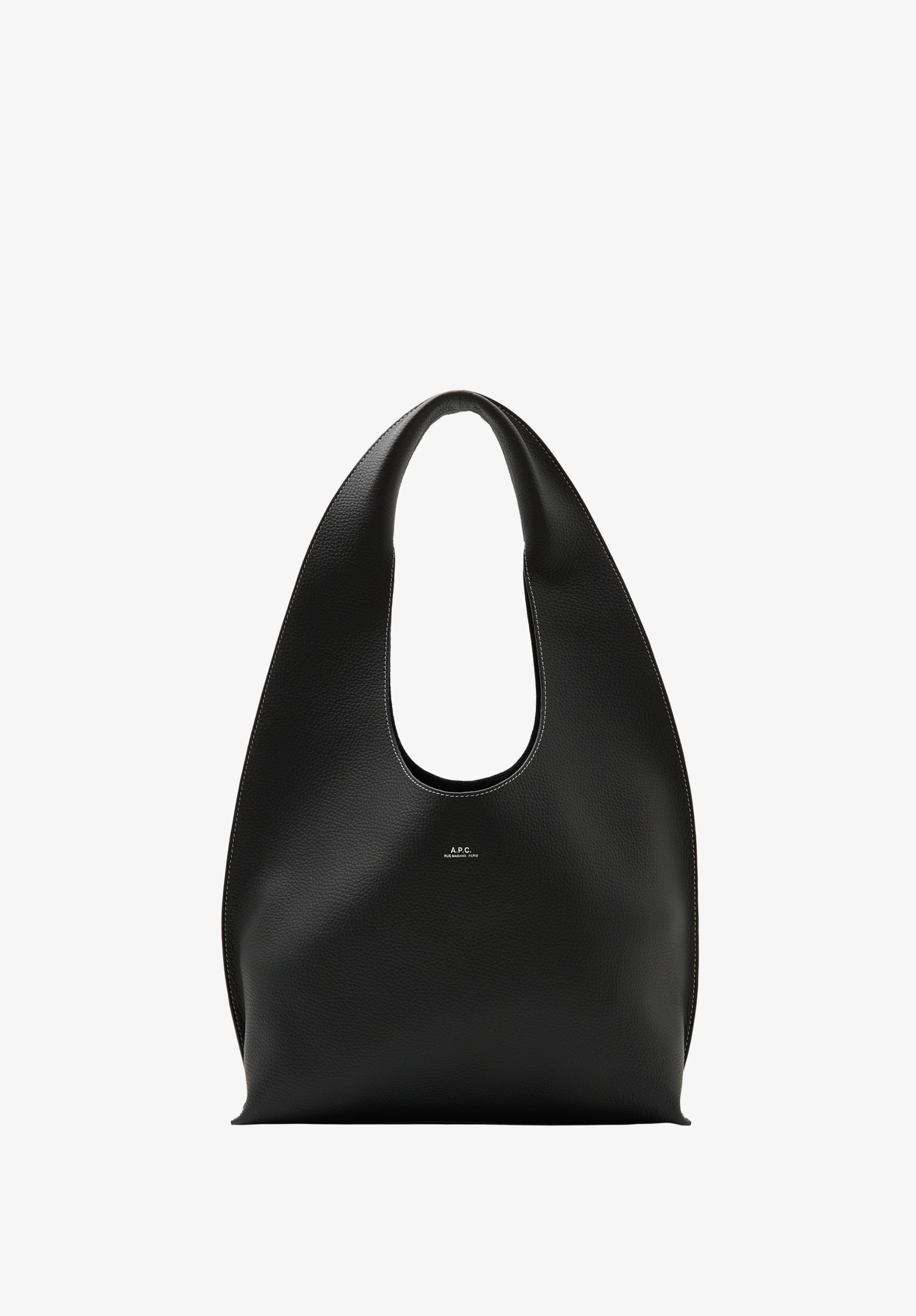 A.P.C. Neige Clou Tasche TU Genarbtes Leder 30x25cm