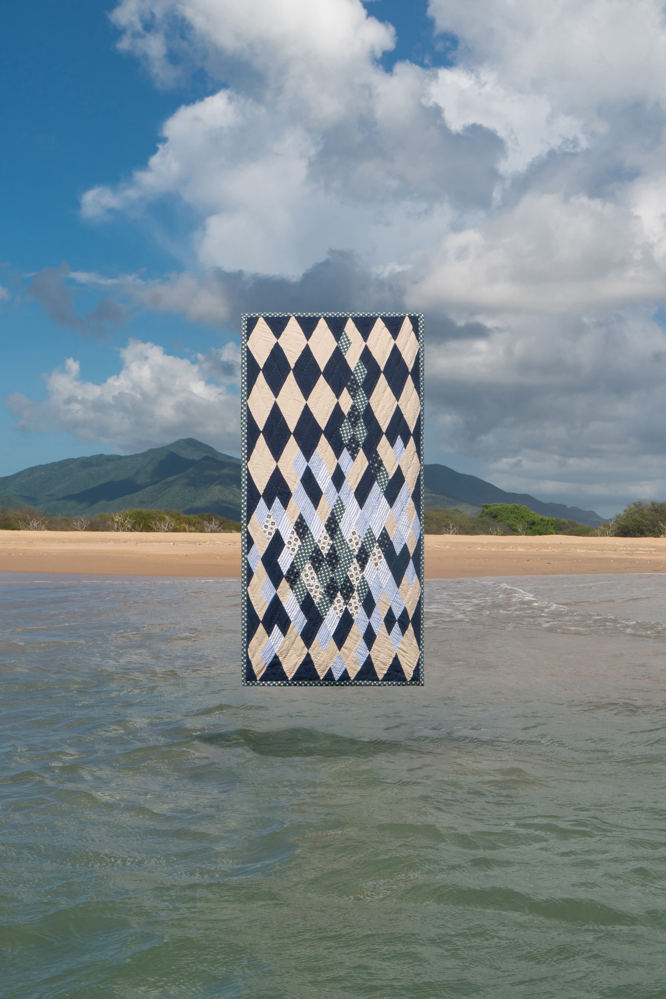 A.P.C. Nocturne Botanique Quilt Patchwork T1