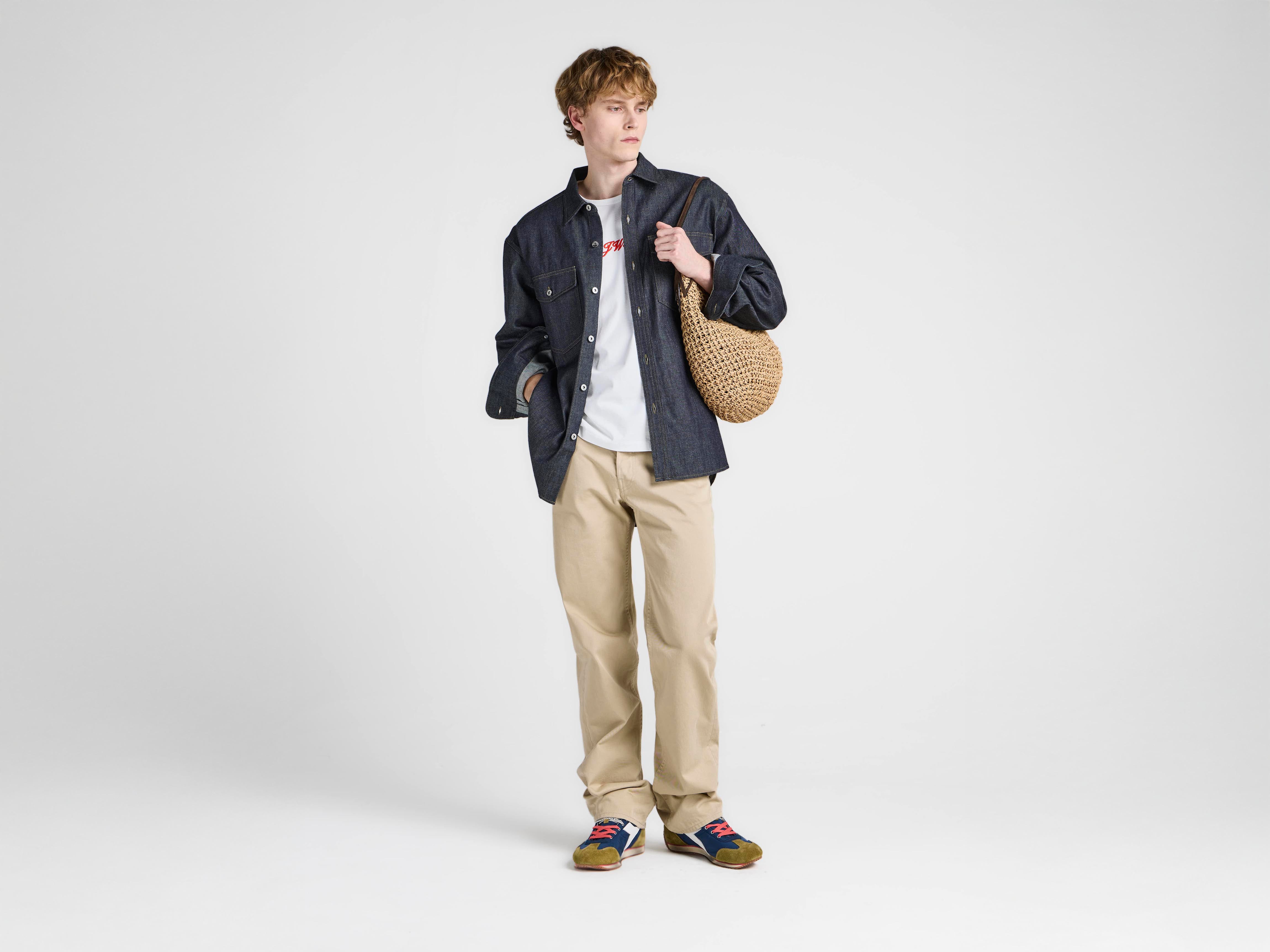 J.W.Anderson Denim Overshirt Herren indigo Japan-Denim