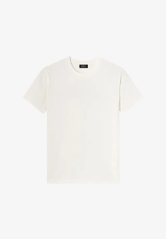 A.P.C. Herbst 26 T-Shirt cremeweiß Bio M