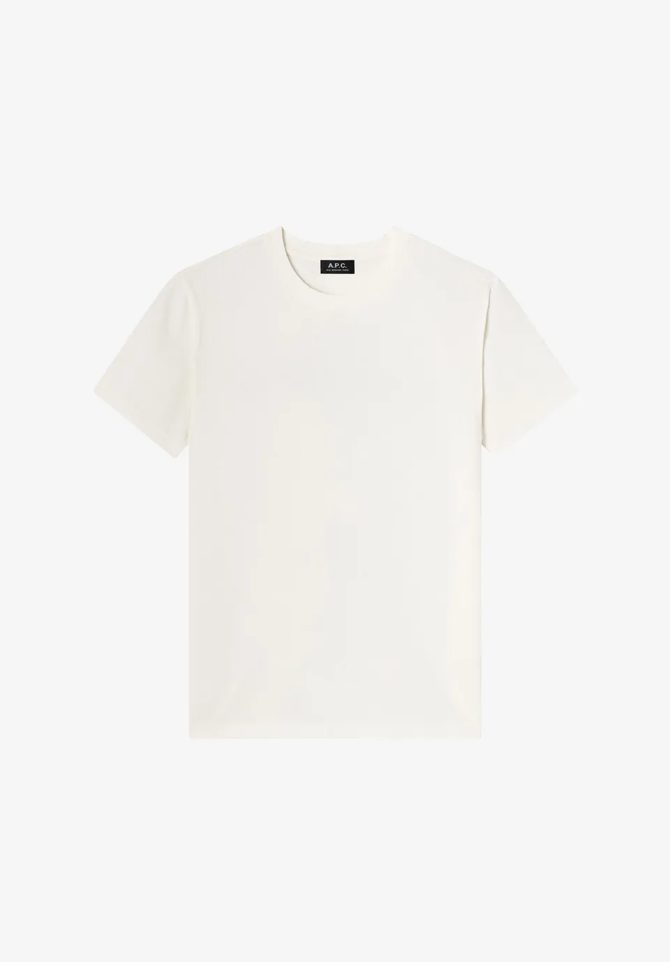 A.P.C. Herbst 26 T-Shirt cremeweiß Bio M