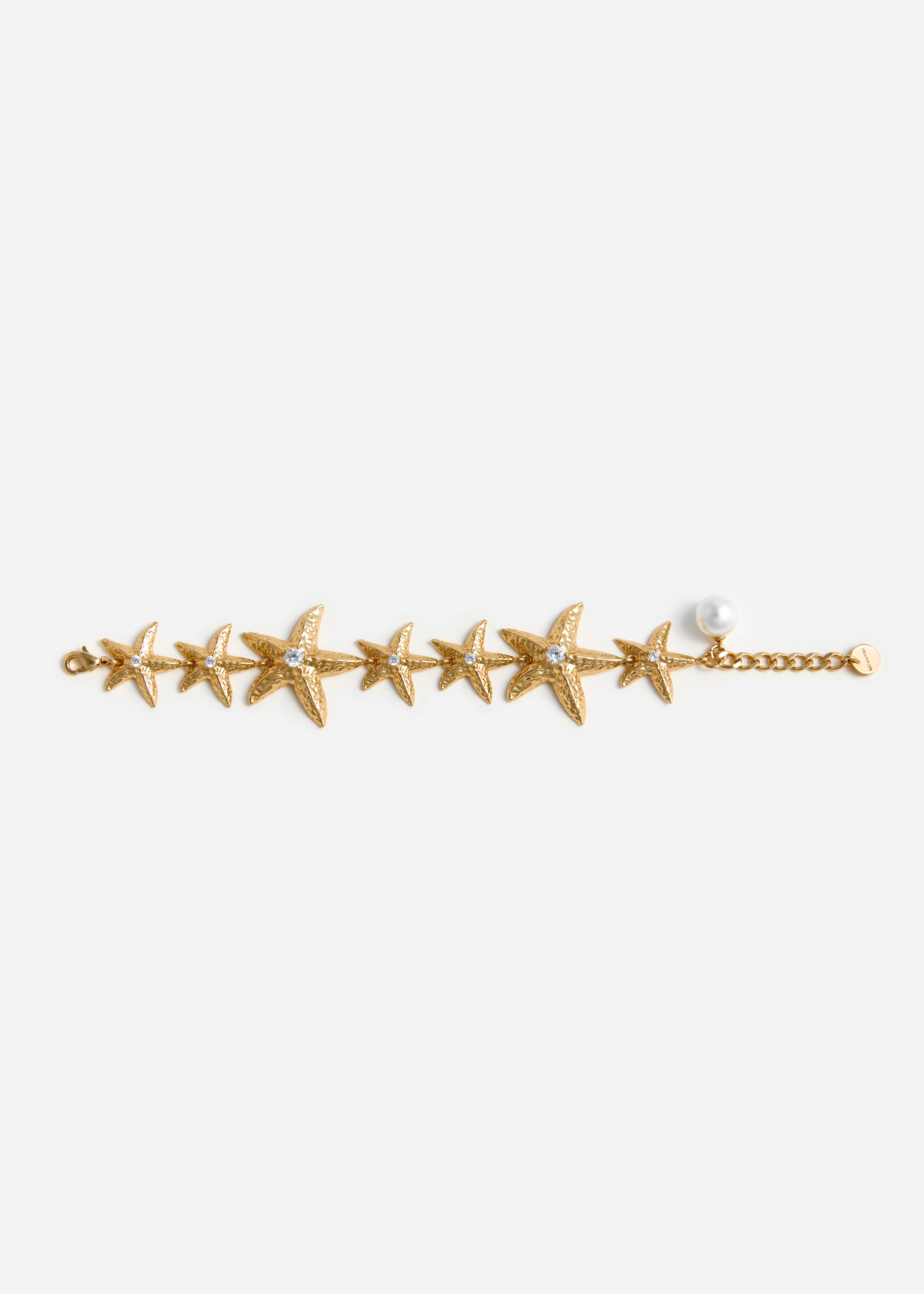 Self Portrait Sea Star Armband Gold Perle One Size