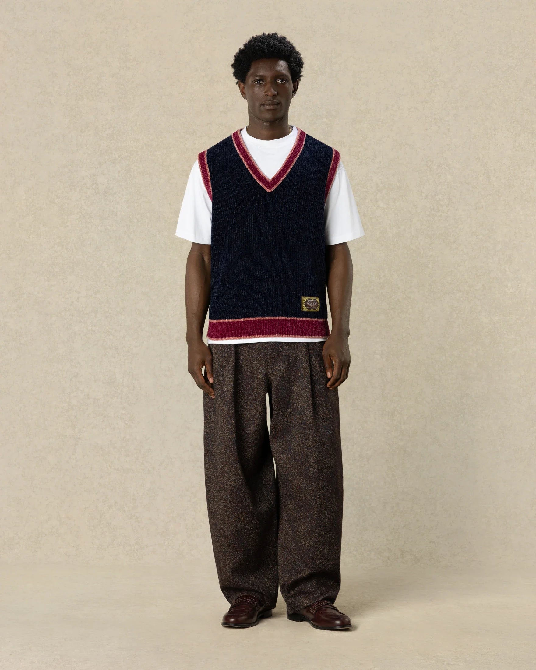 Drôle De Monsieur Knitwear Sleeveless V Neck Vest Strickweste Navy