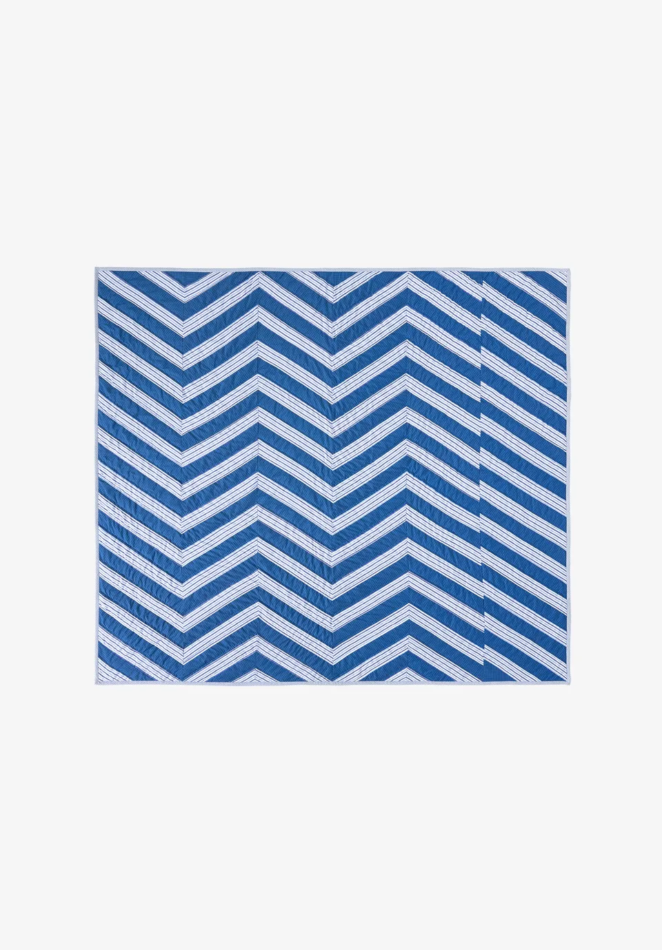 A.P.C. ACCESSORIES Sargent Pepper Quilt T3 Blau Patchwork