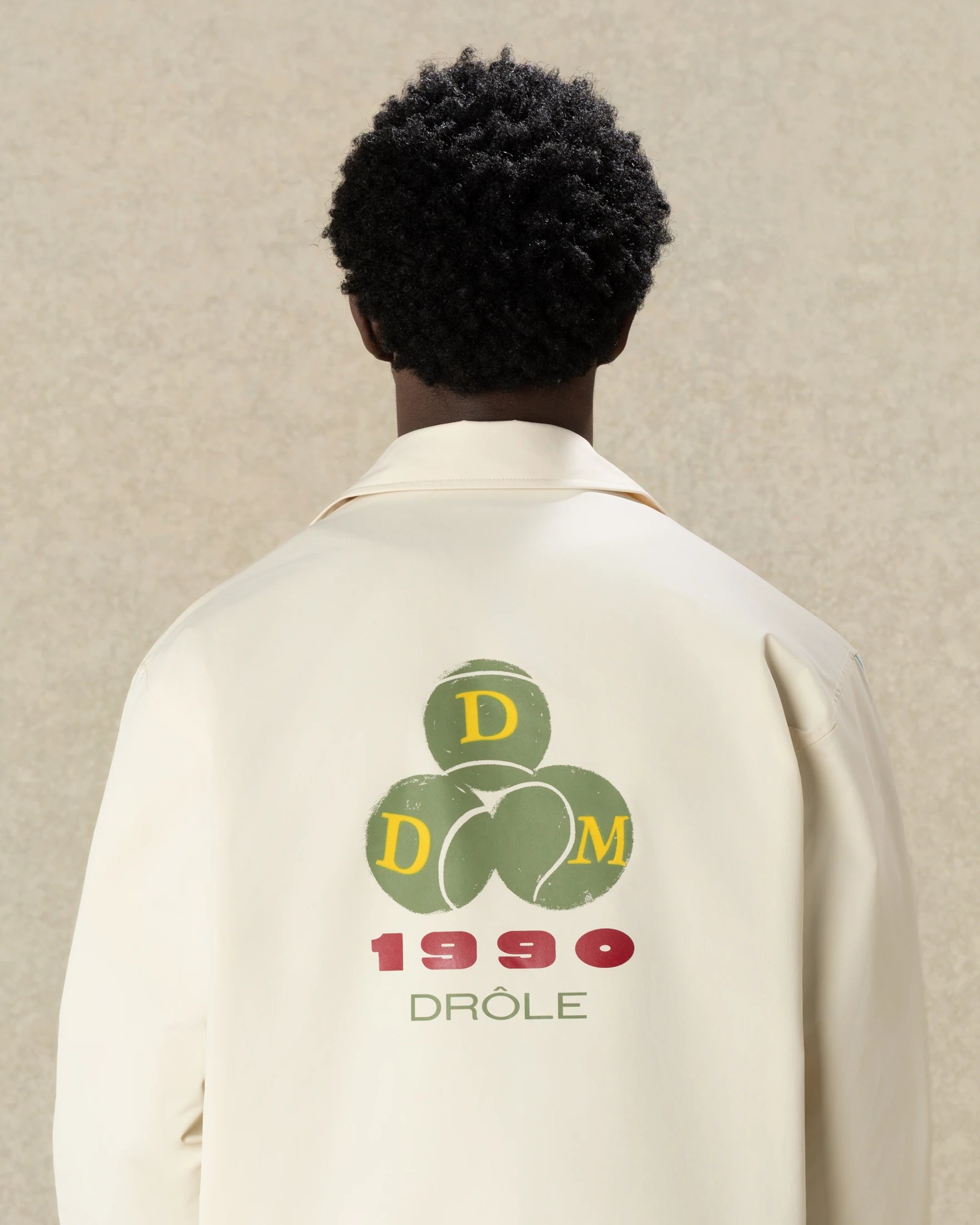 Drôle De Monsieur Drôle 1990 Jacket Jacke Off White Polyester