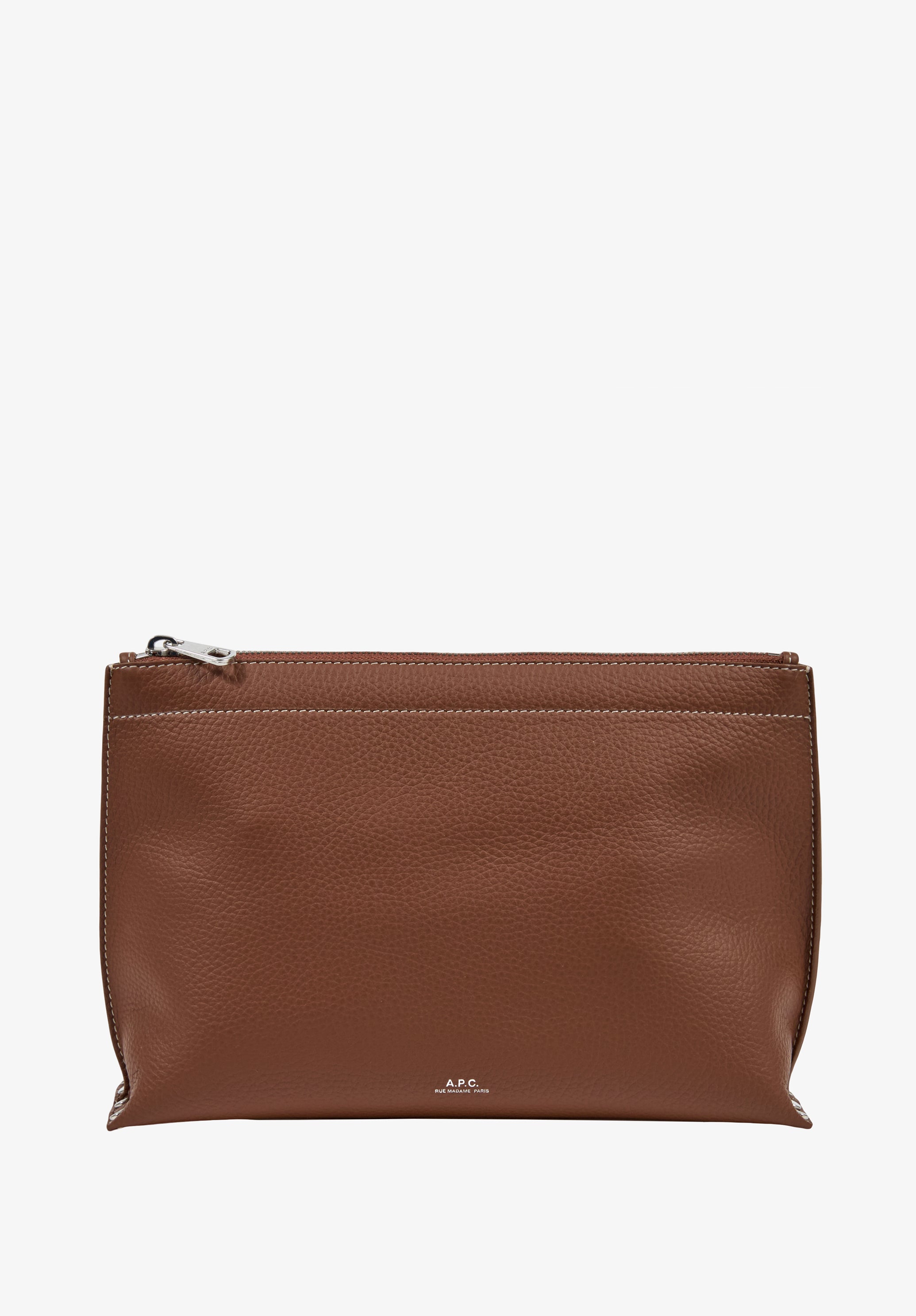 A.P.C. Neige Clou Clutch Leder genarbt TU