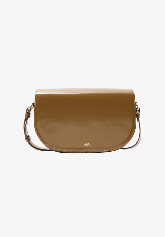A.P.C. Le B-Side Tasche braun Leder Umhängetasche TU