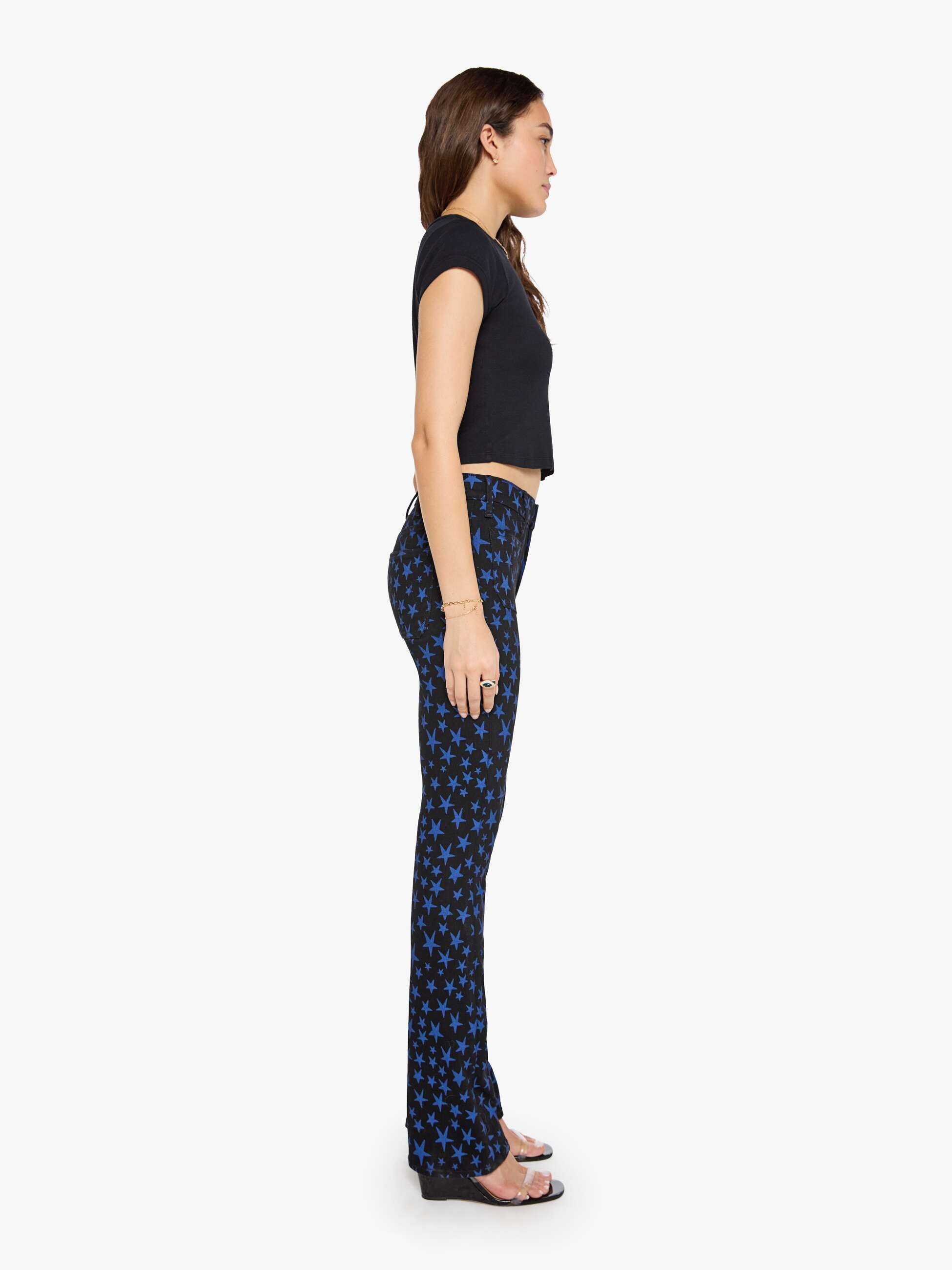 Mother Denim The Patch Pocket Insider Sneak Jeans Rock Star