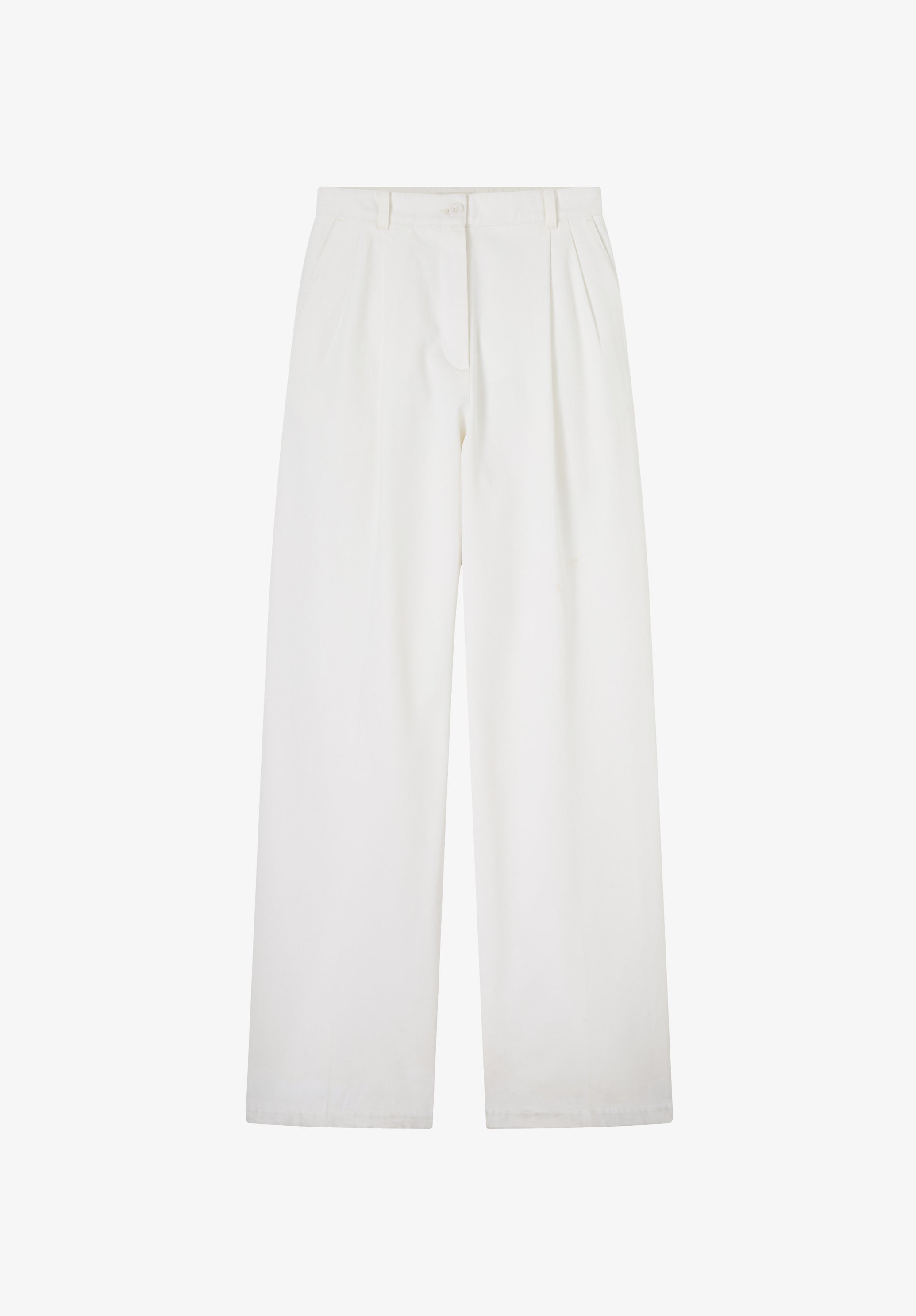 A.P.C. Ginny Hose Baumwolle Gr. 38 weiß weit