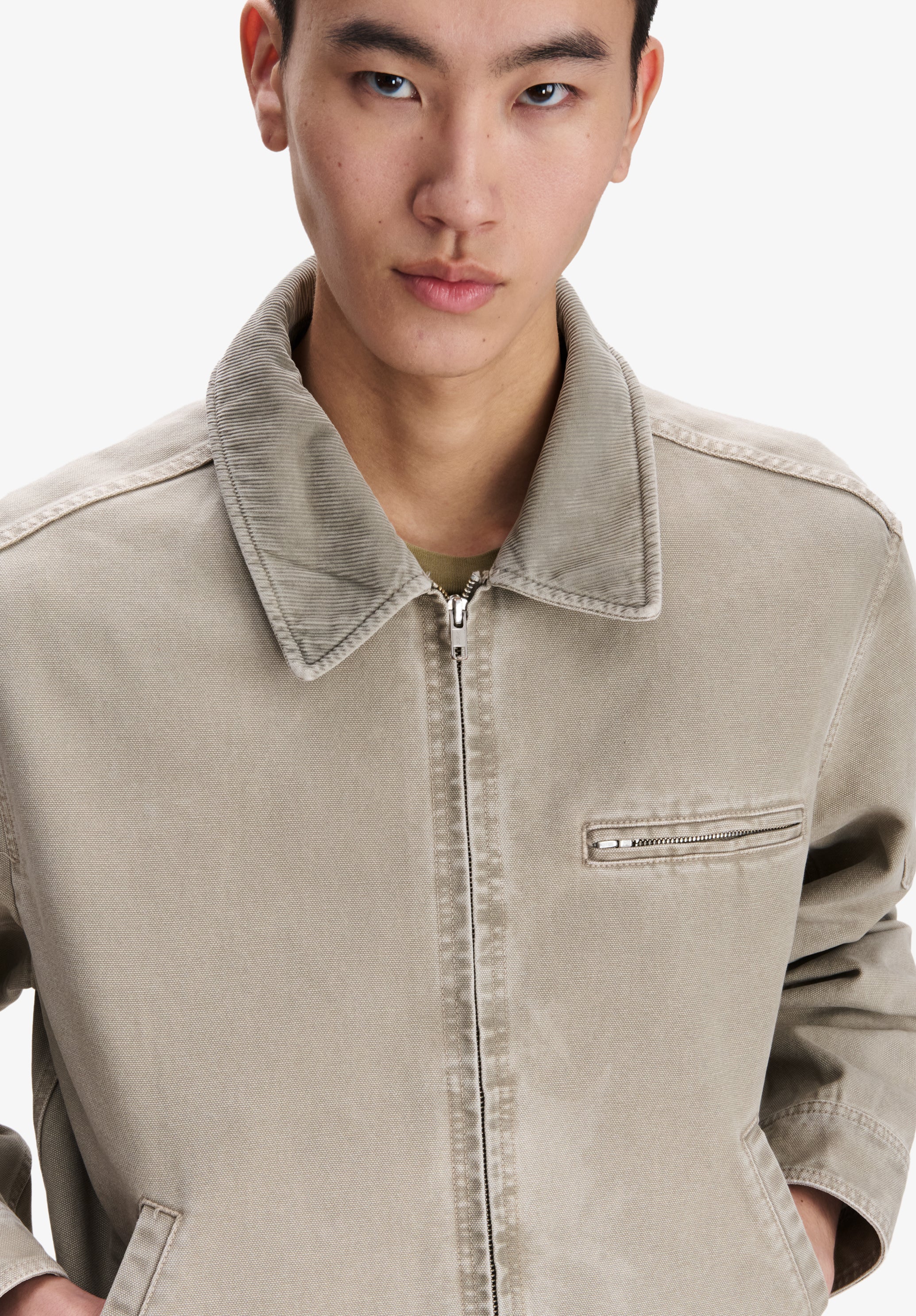 A.P.C. Workwear Blouson Canvas Jacke Grau L
