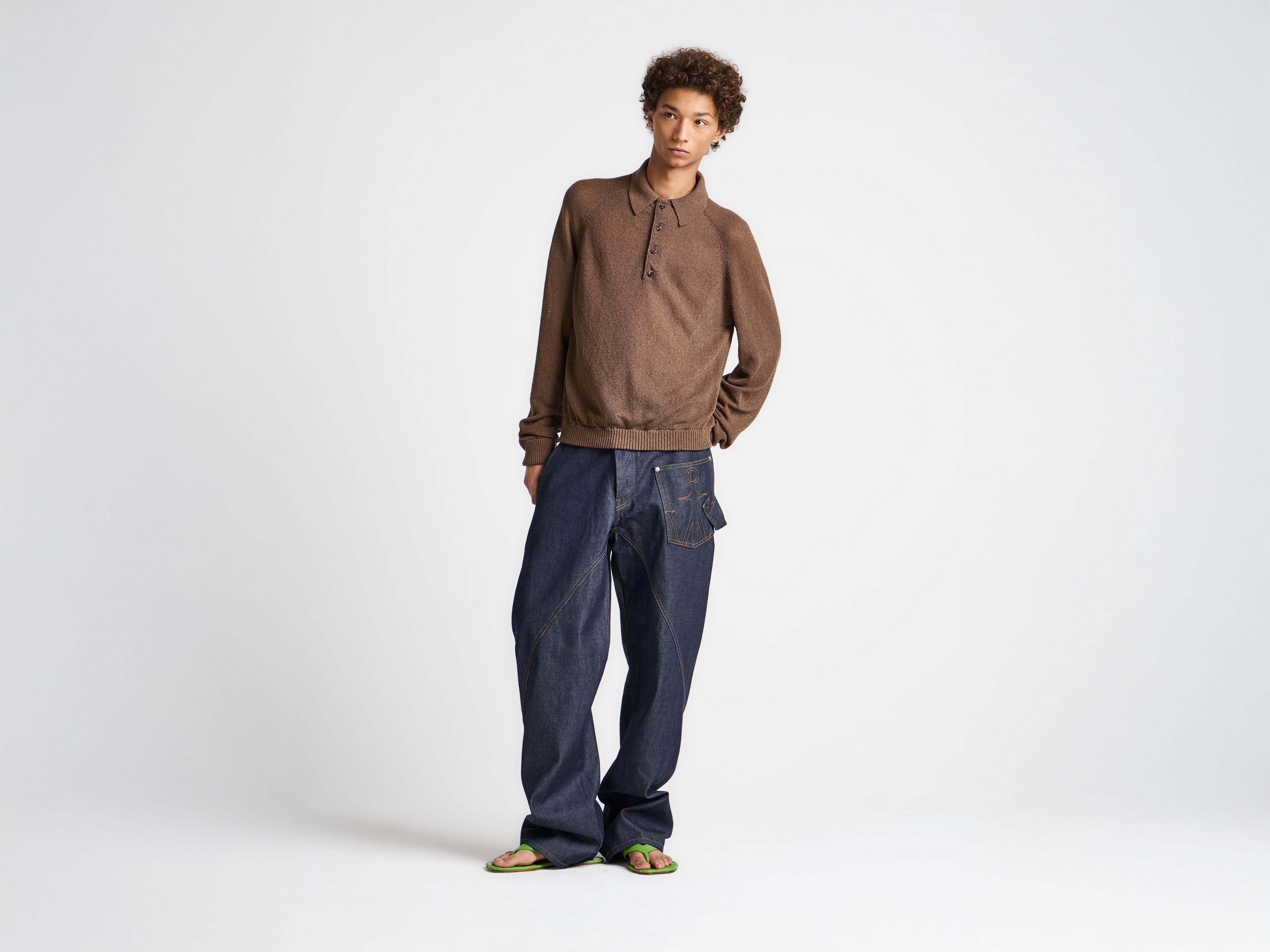J.W.Anderson Twisted Workwear Jeans Indigo Herren
