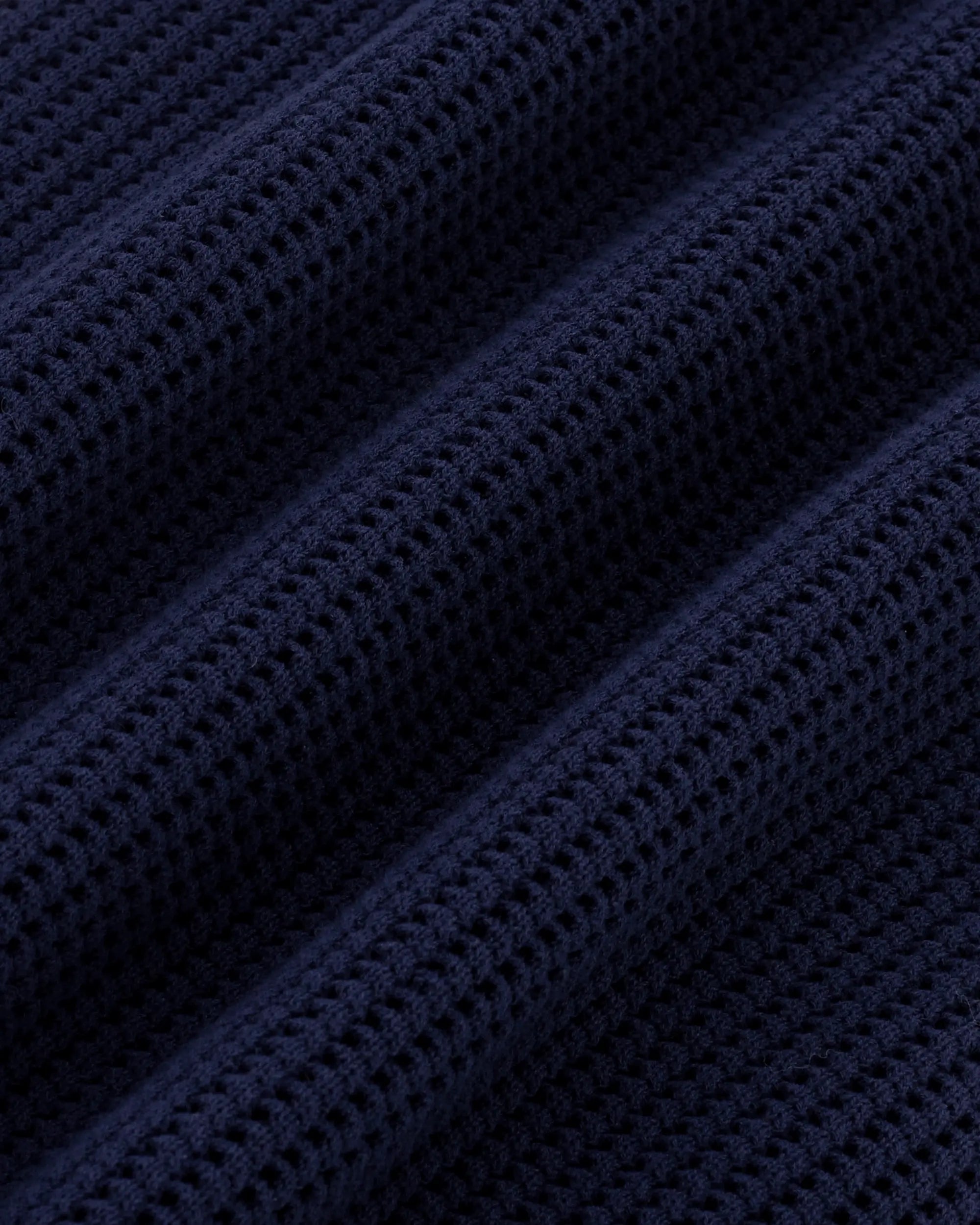 Drôle De Monsieur Polo Maille Monogramme Kurzarm Navy Baumwolle