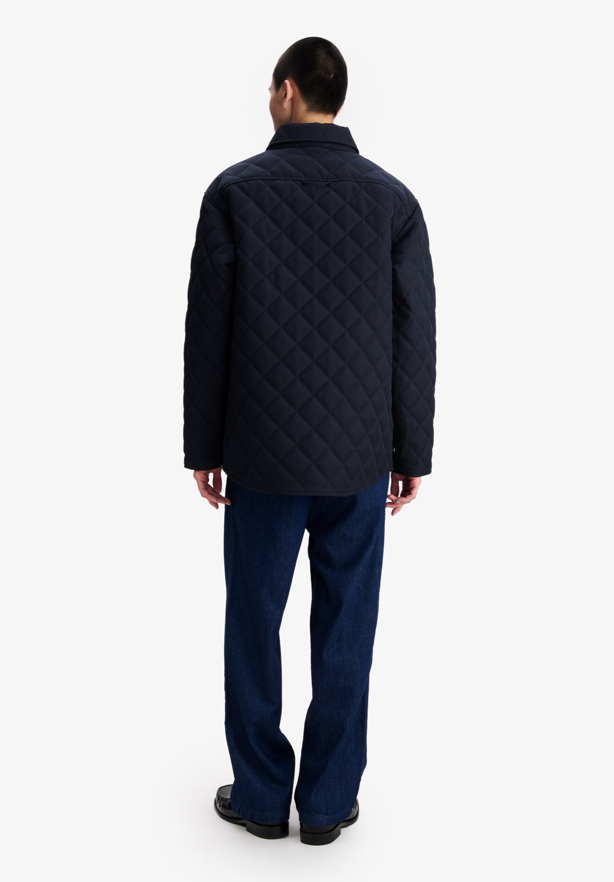 A.P.C. Weite Bundfaltenhose Denim Hose Gr. 44 Bio-Baumwolle