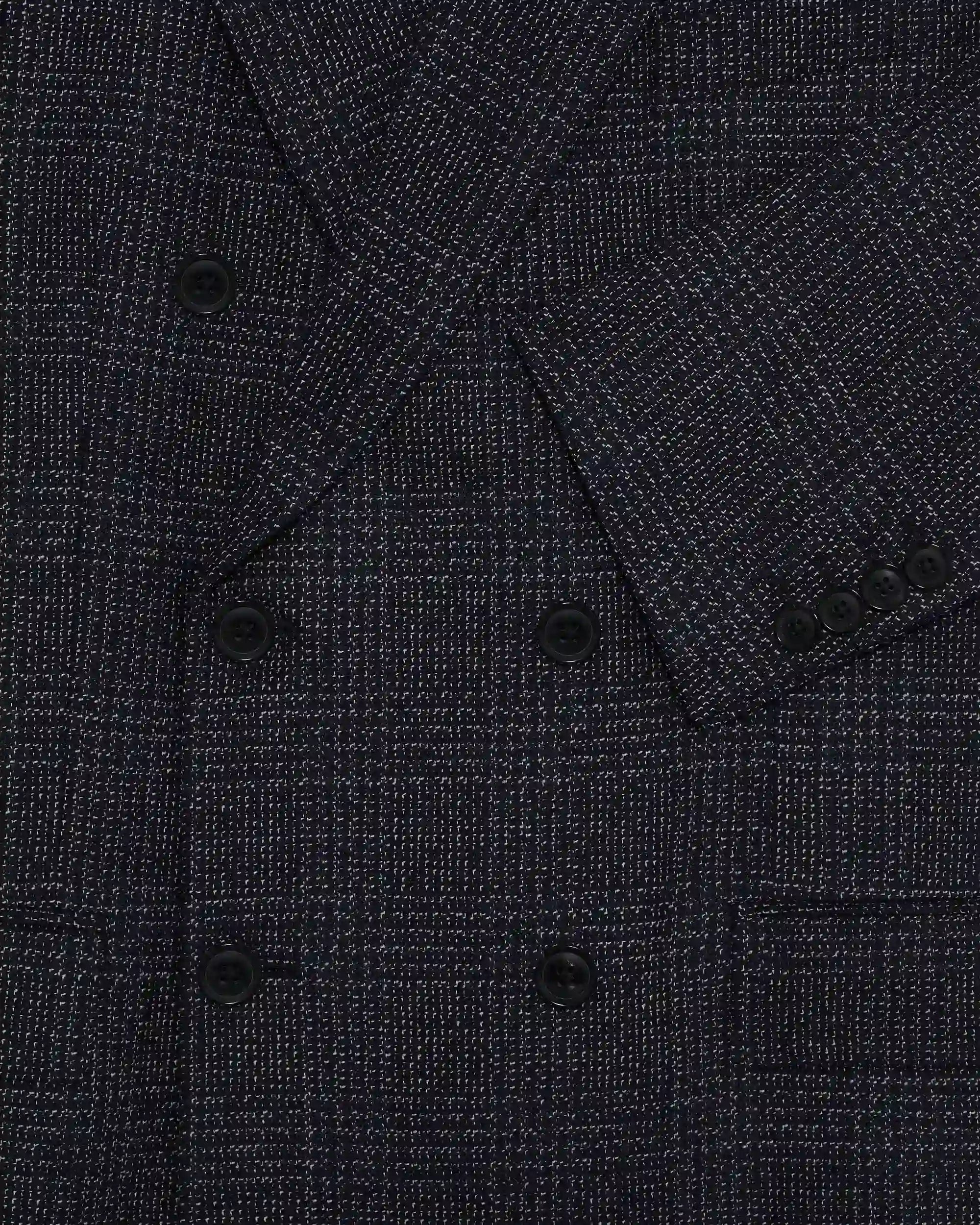 Drôle De Monsieur Veste Double Boutonnage Blazer Wolle Navy