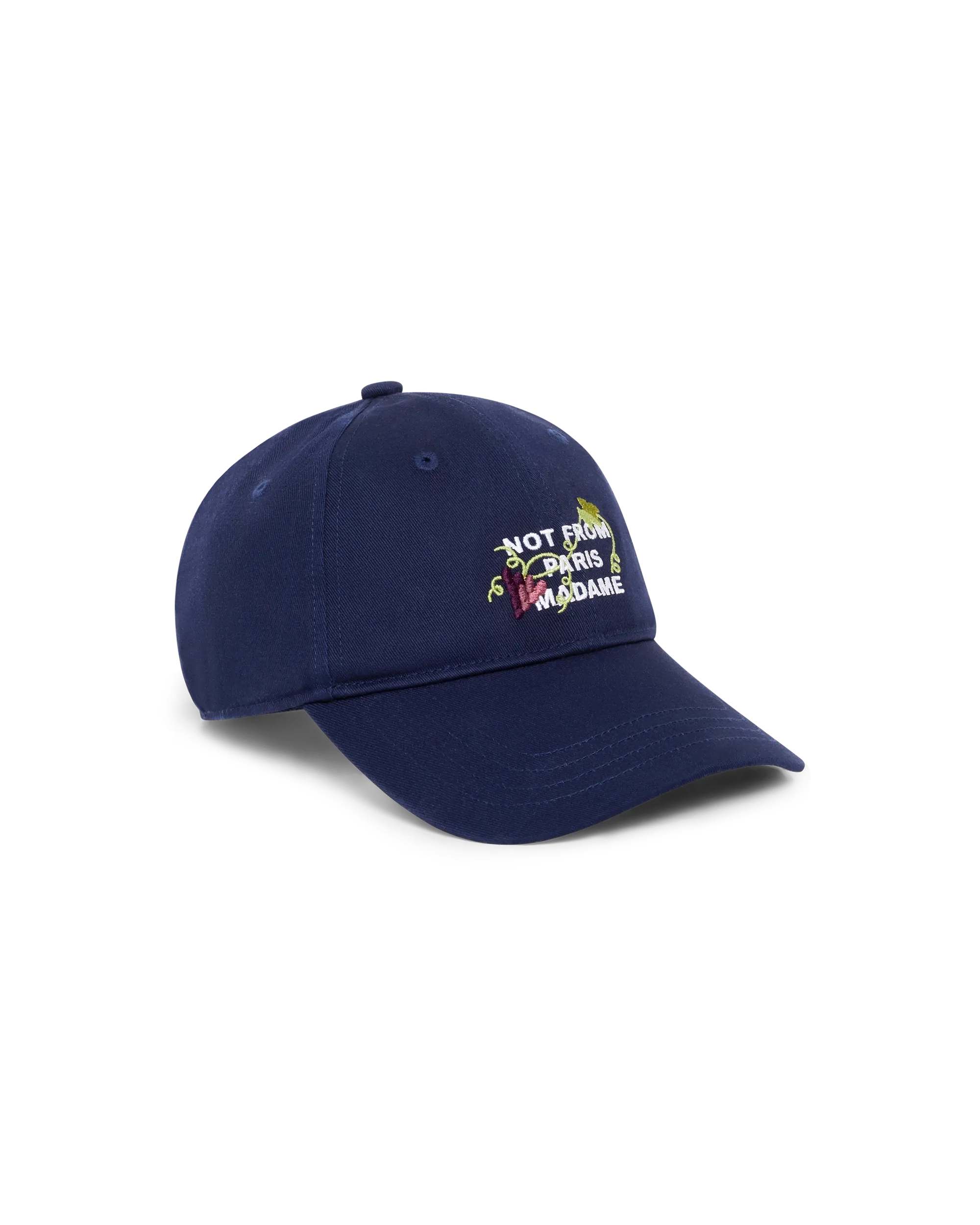 Drôle De Monsieur Vine Slogan Cap Basecap Navy OS