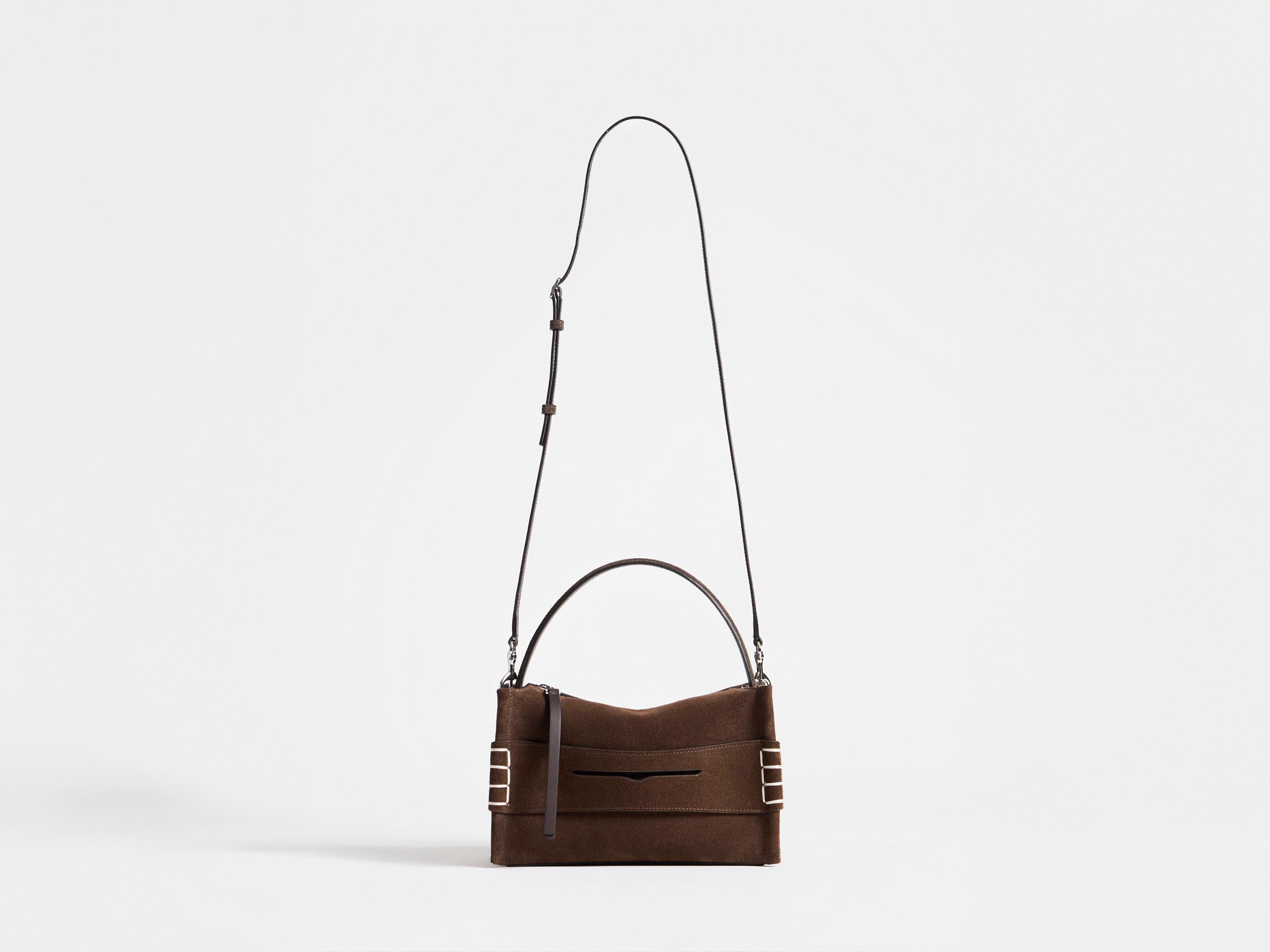 J.W.Anderson Small Loafer Bag Tasche Braun Wildleder
