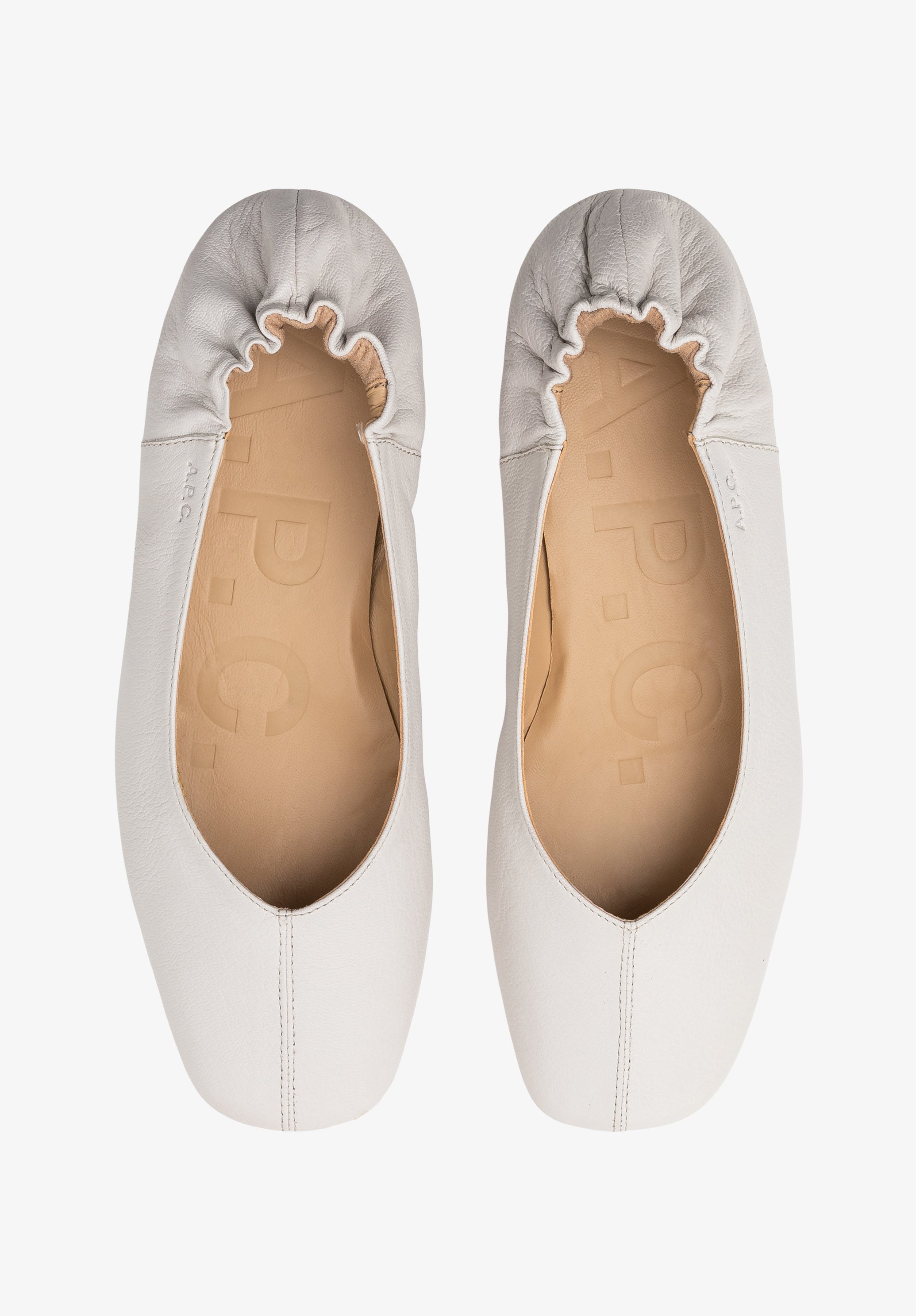 A.P.C. Ballerinas Glattleder Ballerinas eckige Spitze