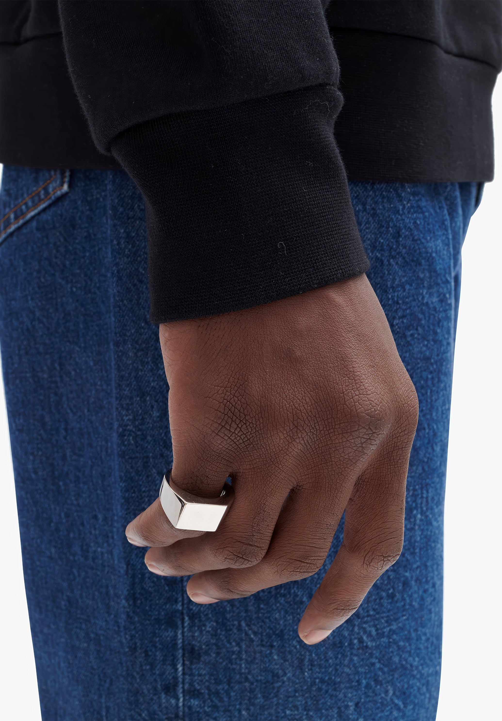 A.P.C. Accessories Siegelring Minimal Ring Silber Gr. 54