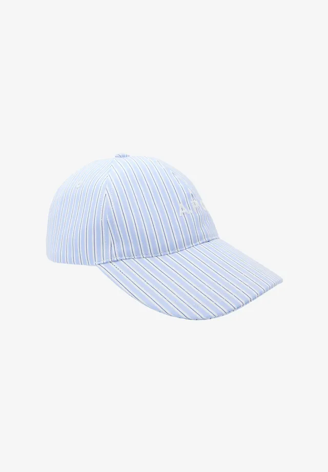 A.P.C. Charlie Schirmmütze blau Bio-Baumwolle Gr.58