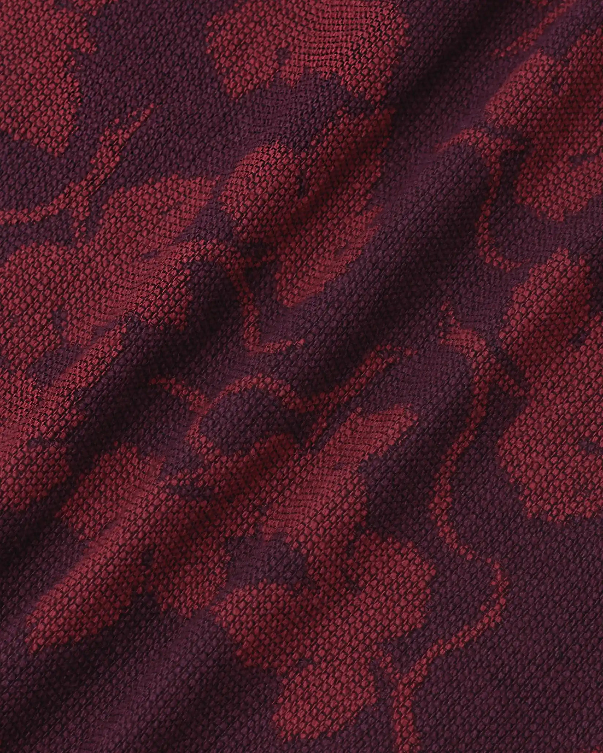 Drôle De Monsieur Vine Leaf Track Jacket Trainingsjacke Bordeaux