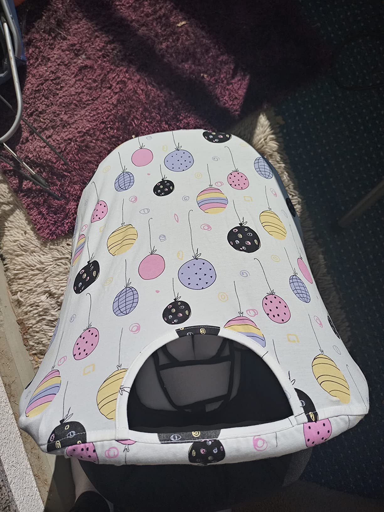 Dooky Hoody Sonnenhaube Babyschale 0+ Black UPF50+