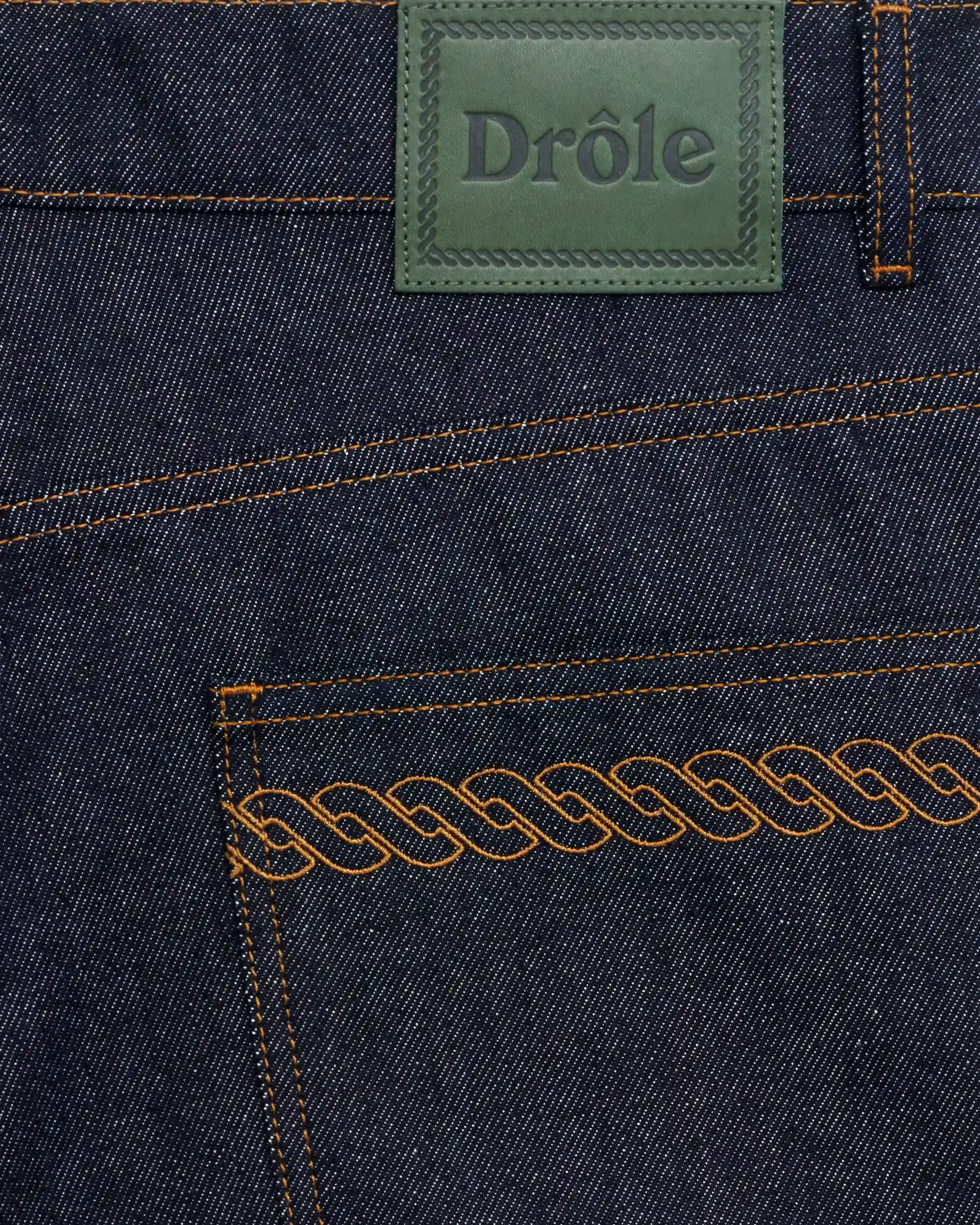 Drôle De Monsieur Le Jean Baggy Jeans raw Bio-Denim