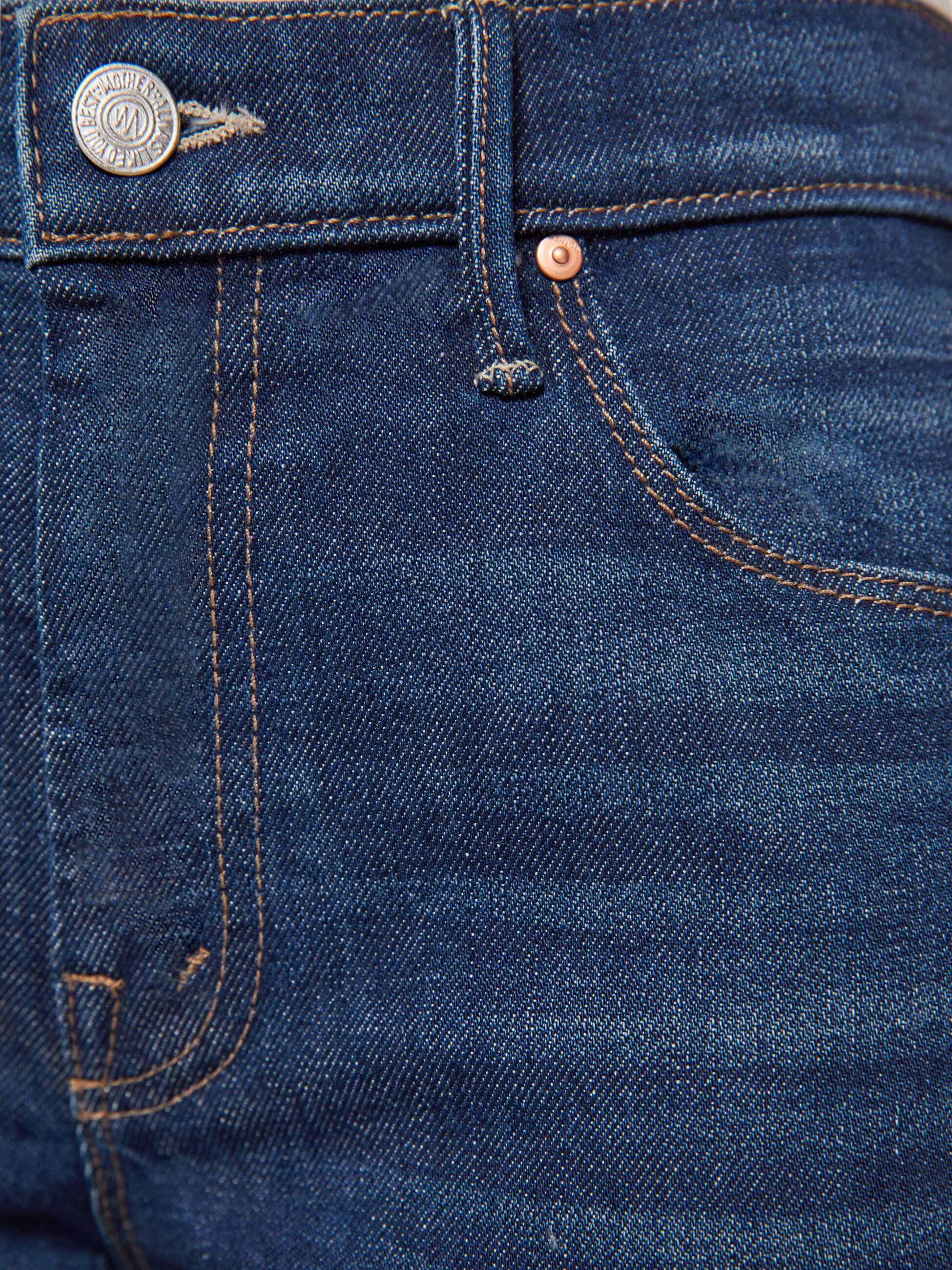 MOTHER Lil Weekender Petite Jeans Kicks And Riffs Blau